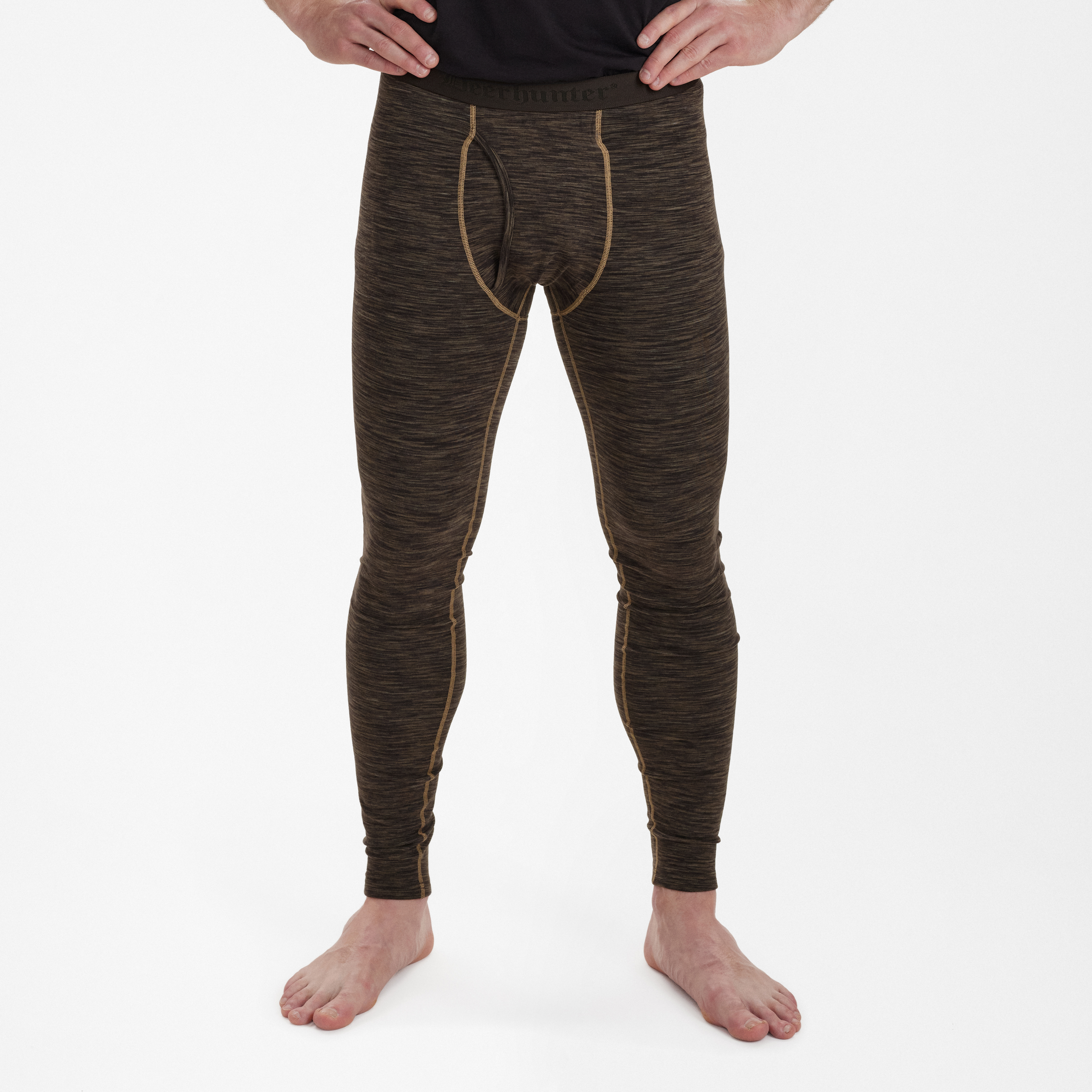 Norden Insulated Lange Unterhosen - Brown Melange