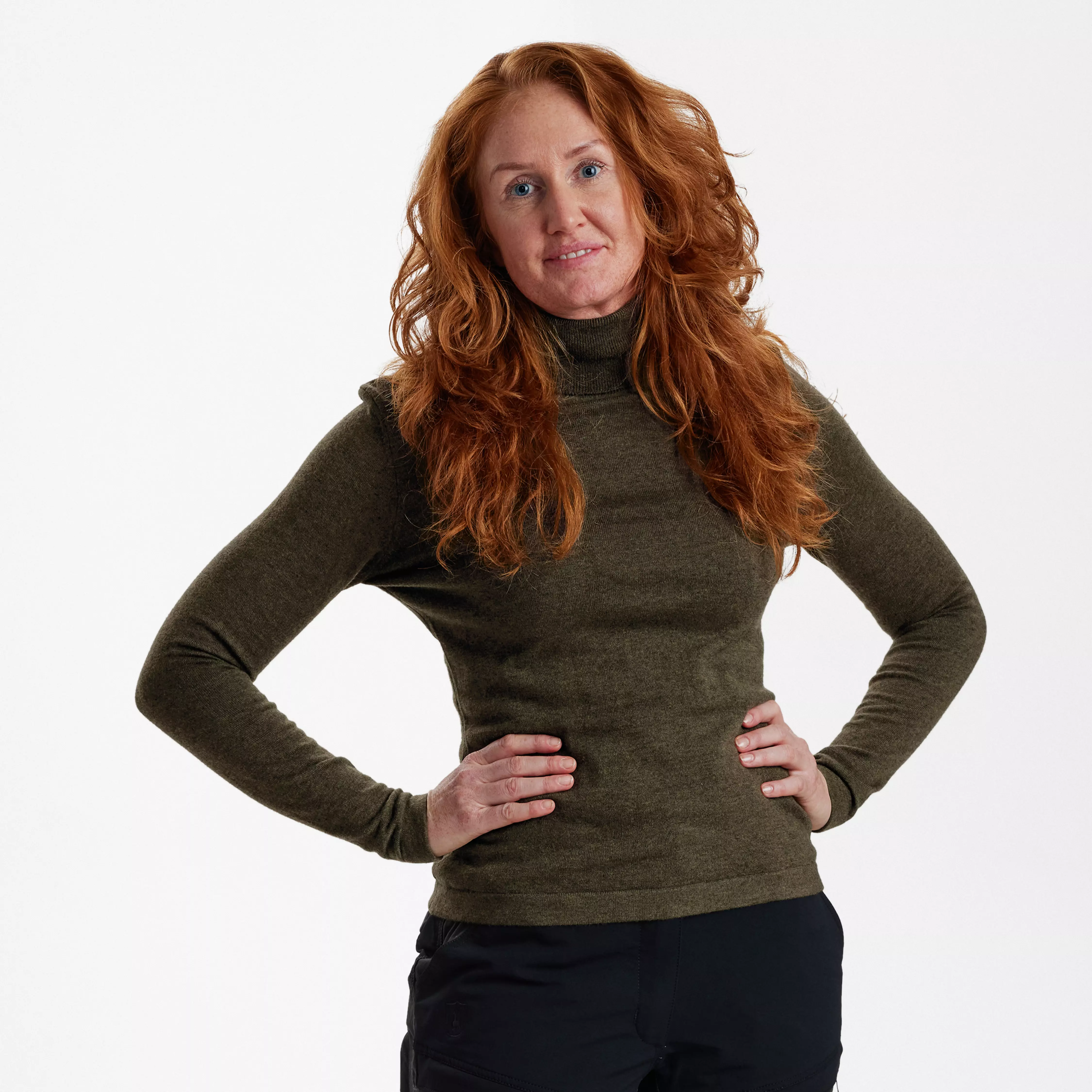 Lady Darlington Rollkragen - Cypress Lady Darlington Rollkragen - Cypress