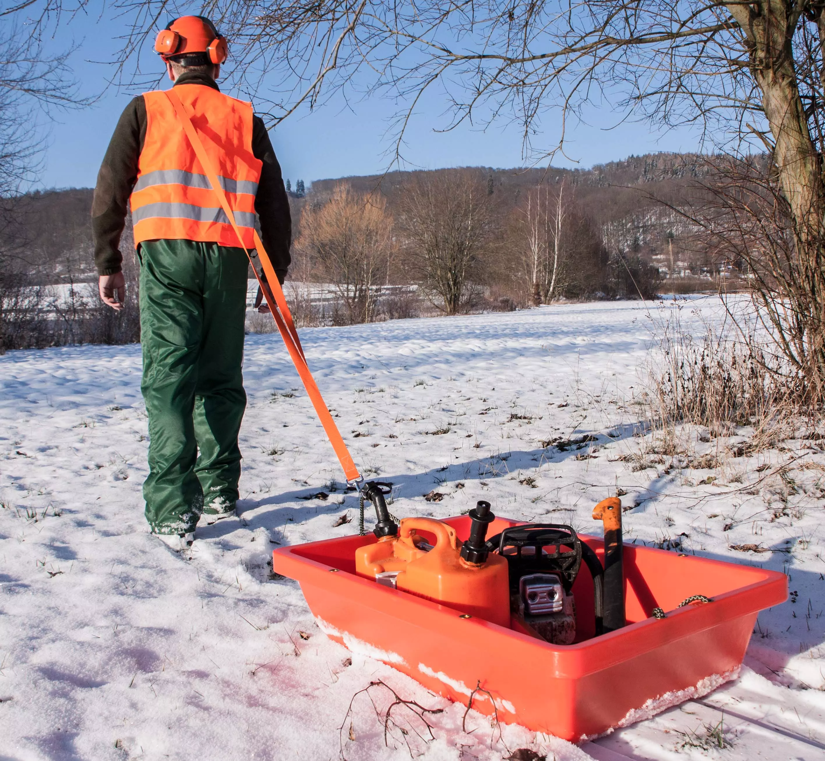 EUROHUNT Forstwanne / orange