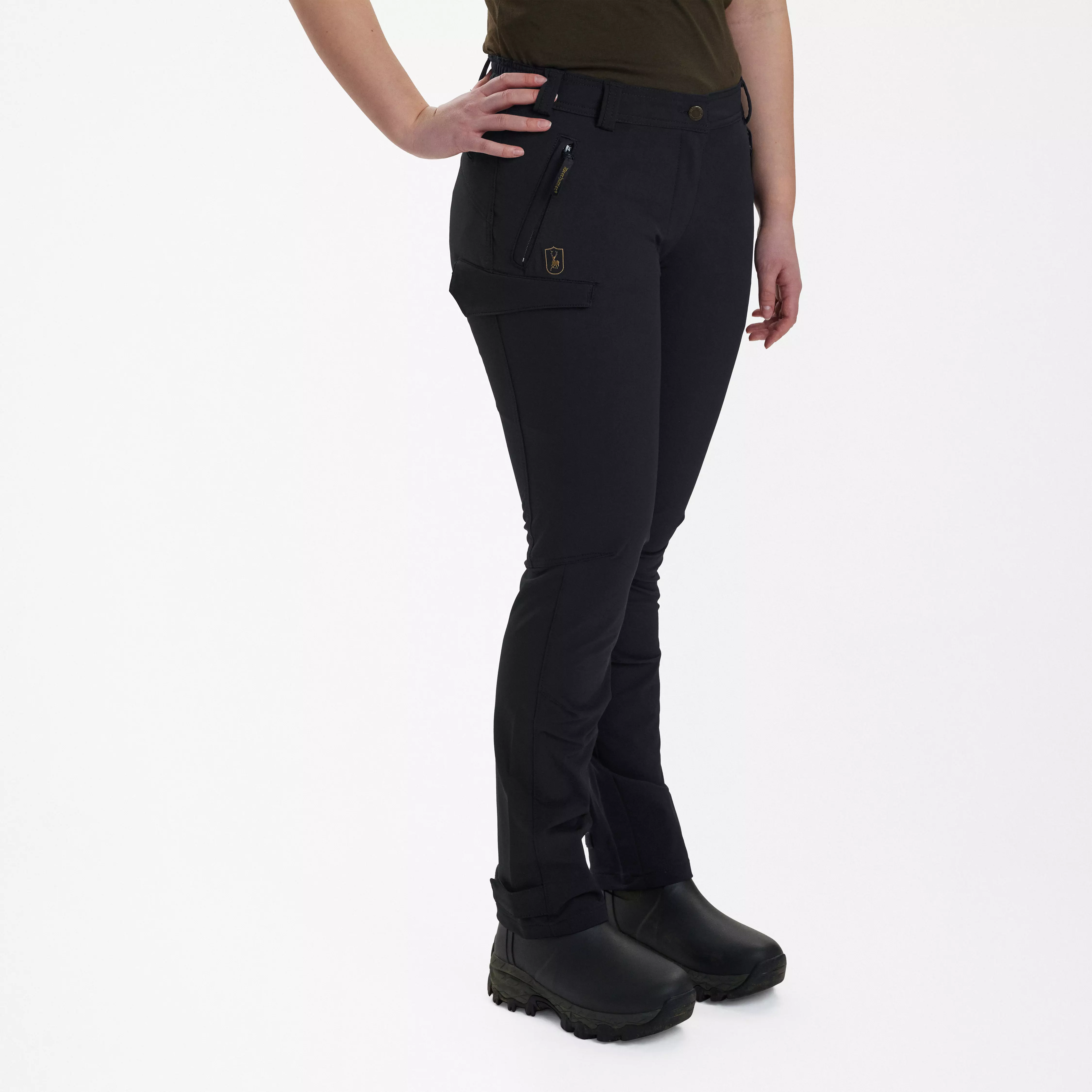 Lady Ann Full Stretch Hose - Black