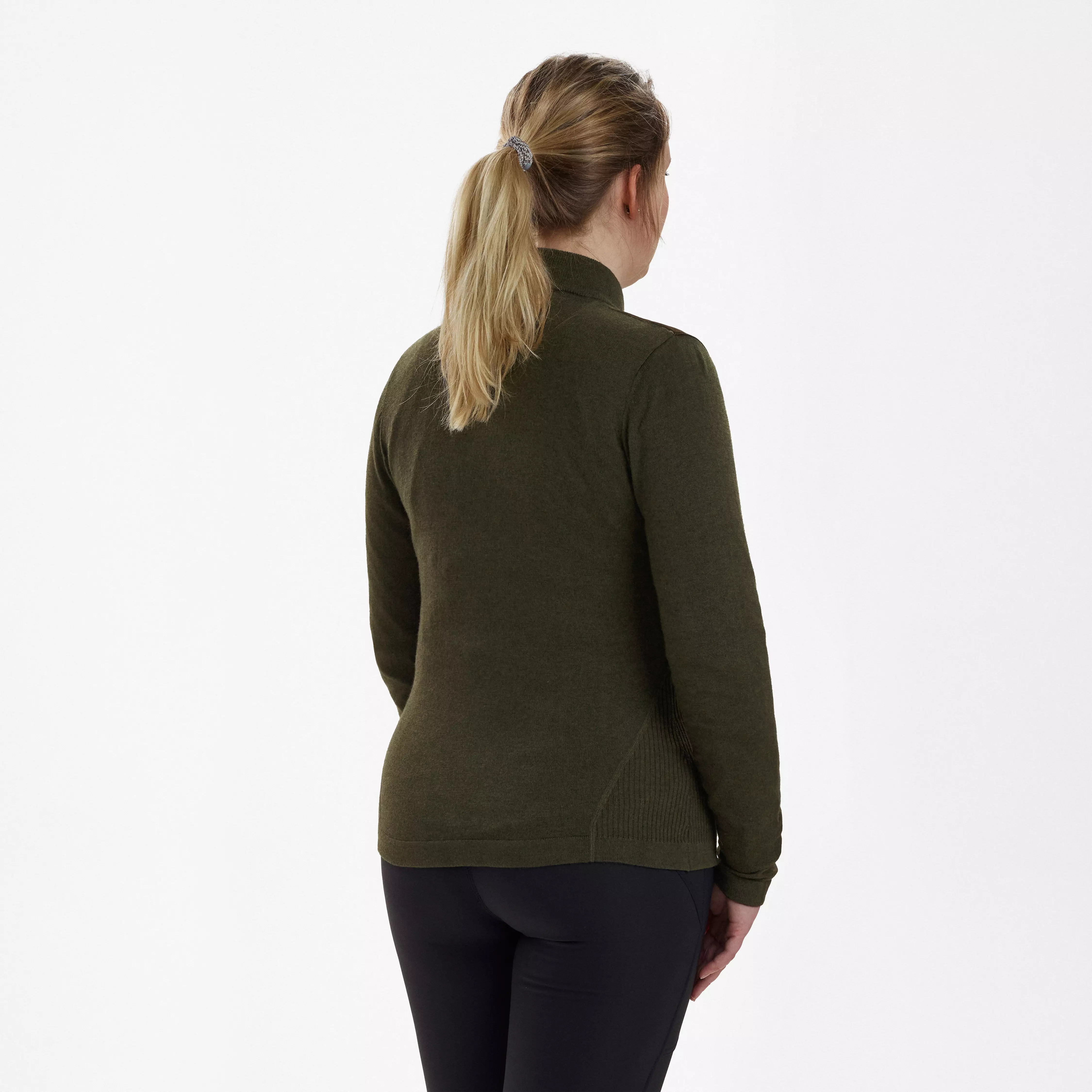 Lady Darlington Strick-Cardigan - Green Melange