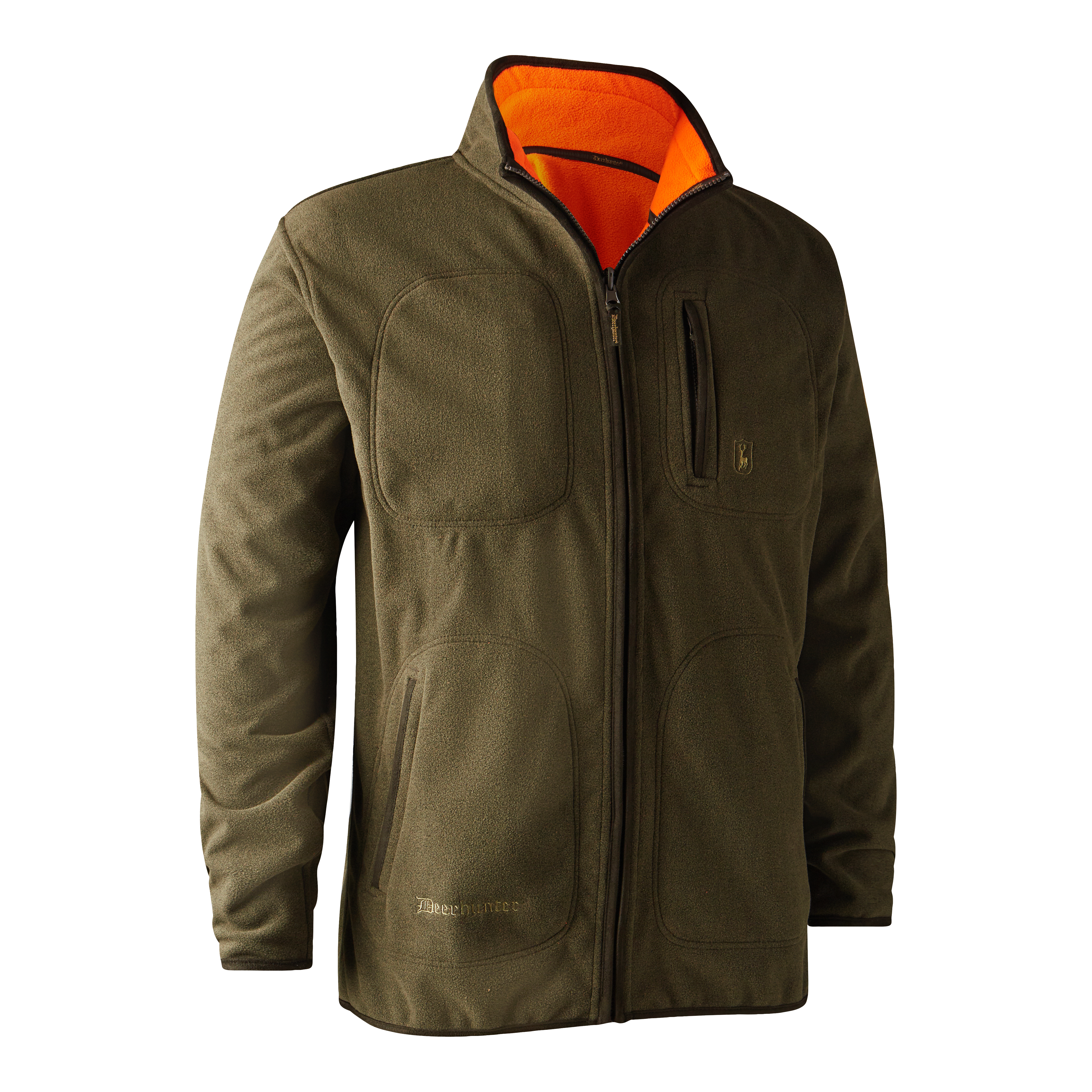 Gamekeeper Bonded Fleecejacke - Wendbar - Orange