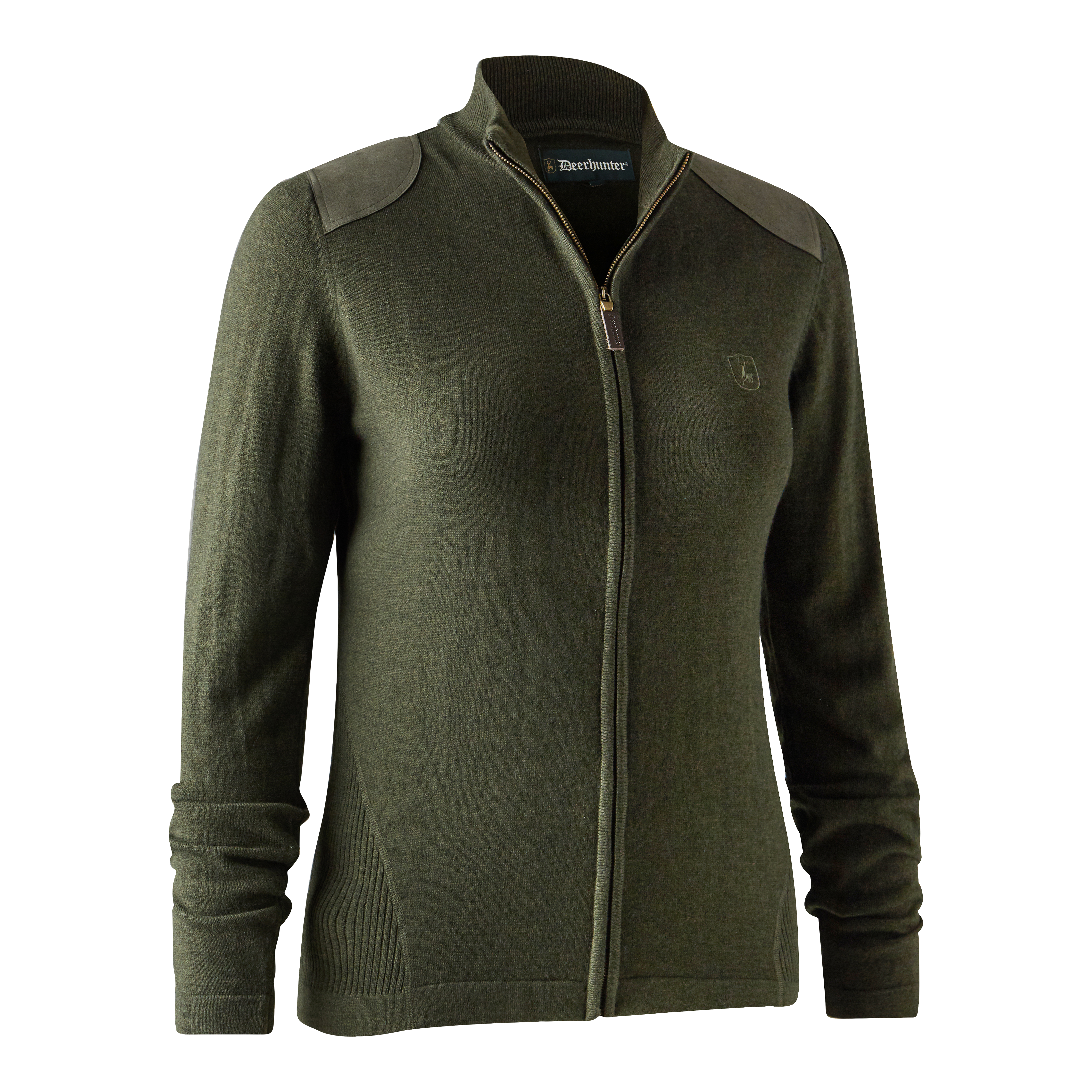 Lady Darlington Strick-Cardigan - Green Melange