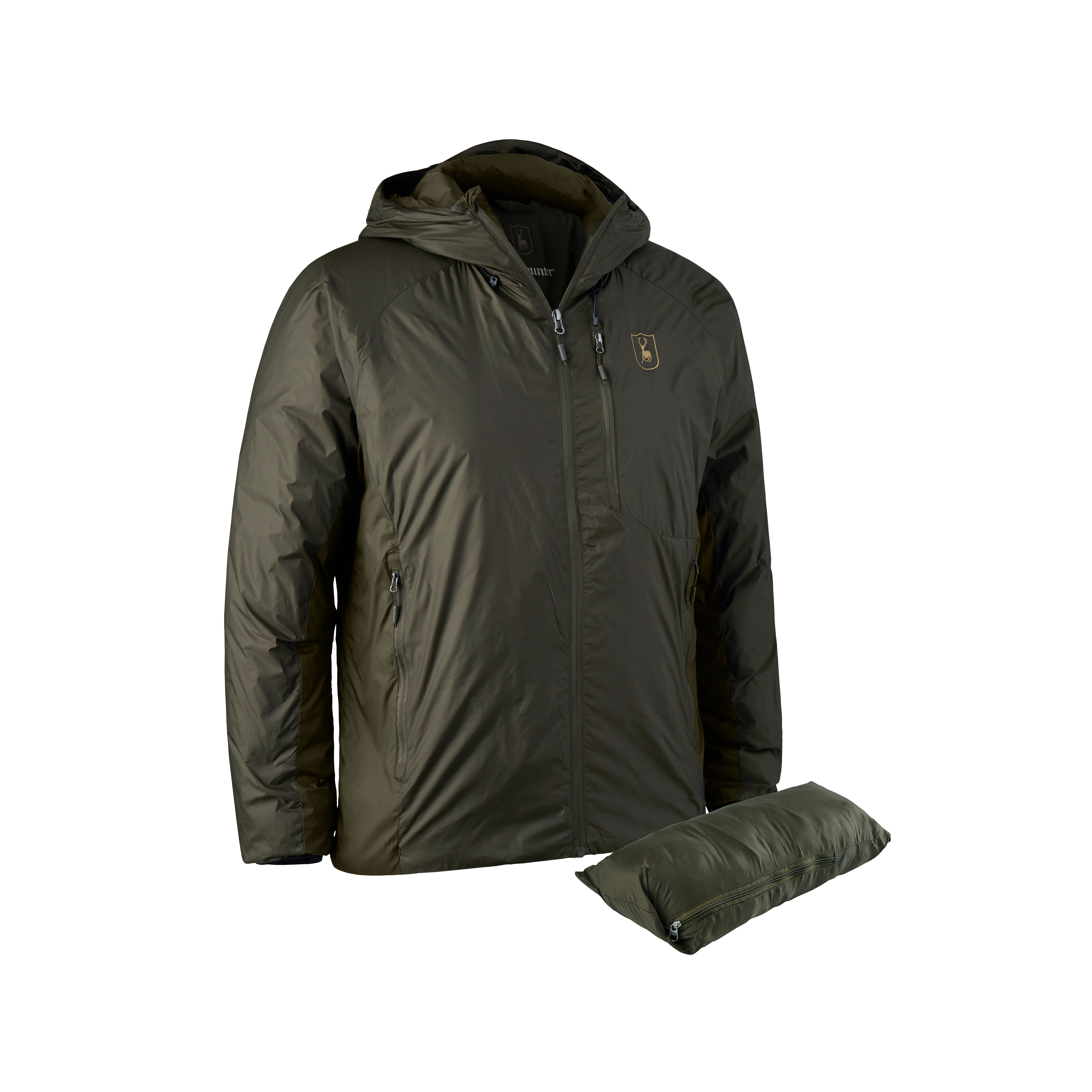 Packable Jacke - Deep Green/Art Green