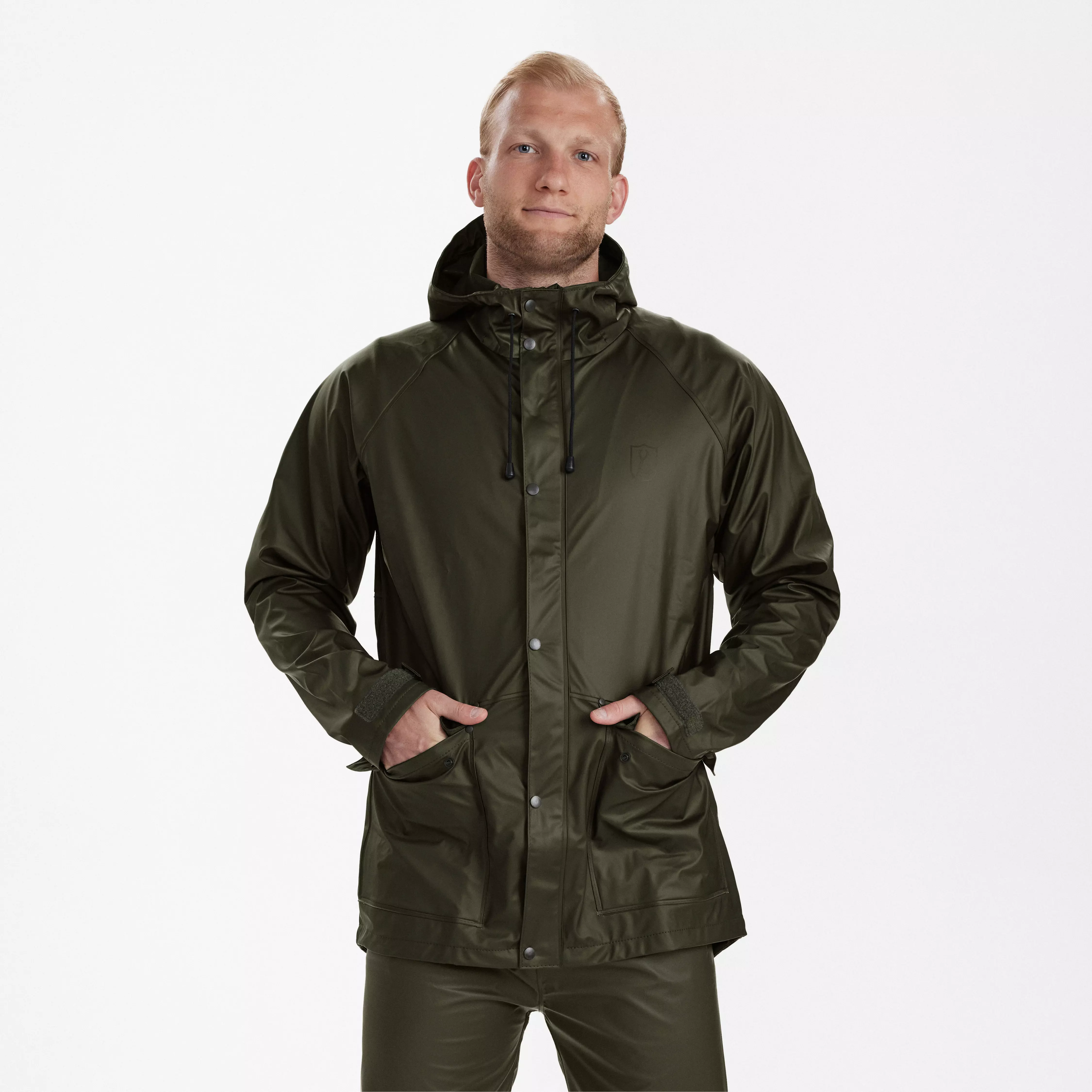 Hurricane Regen Jacke - Art Green