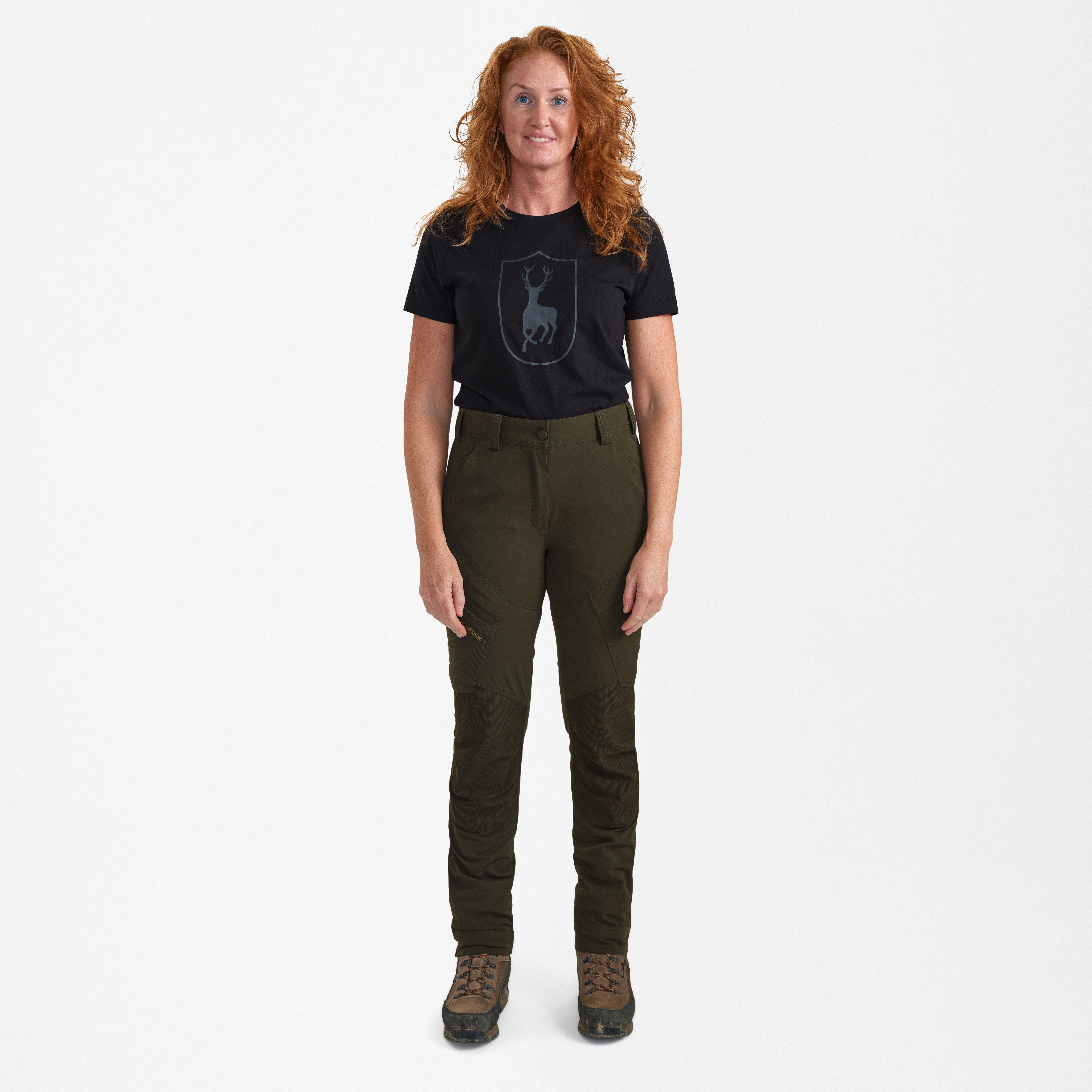 Lady Northward Hose - Bark Green