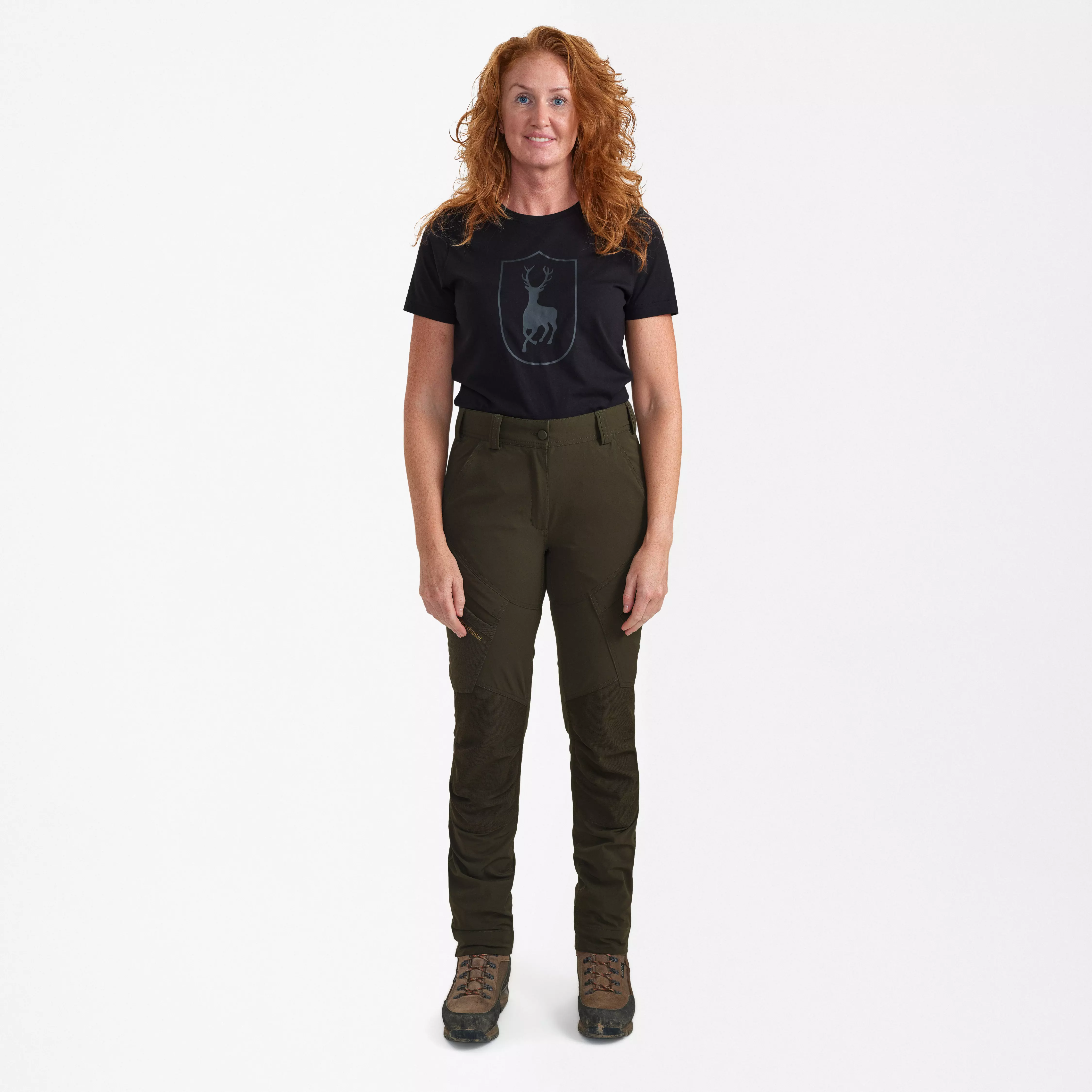 Lady Northward Hose - Bark Green