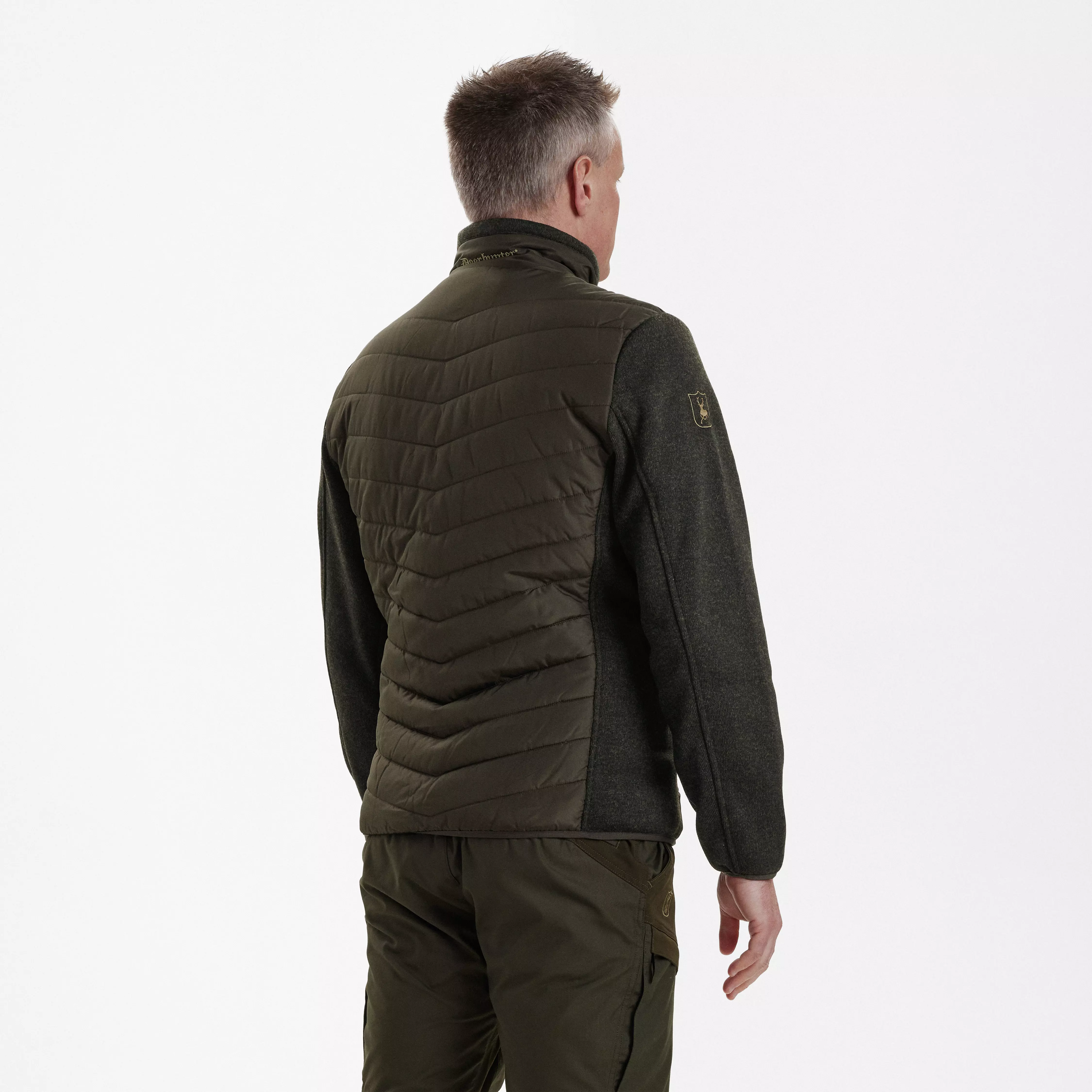 Moor Wattierte Jacke mit Strick - Timber
