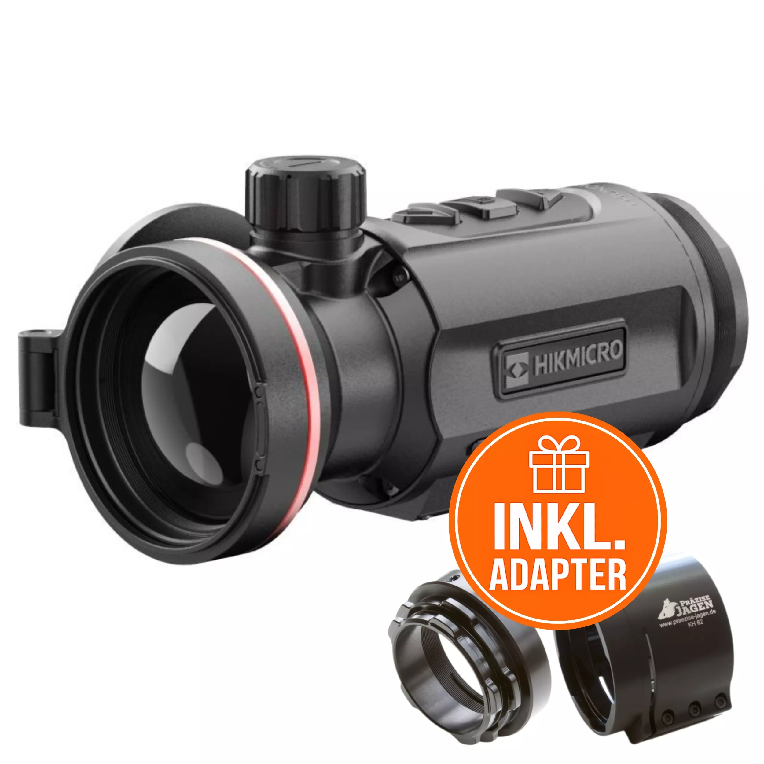 HIKMICRO Clip-On Thunder TQ50C 3.0 Komplettpaket inkl. Adapter HIKMICRO Clip-On Thunder TQ50C 3.0 Komplettpaket inkl. Adapter