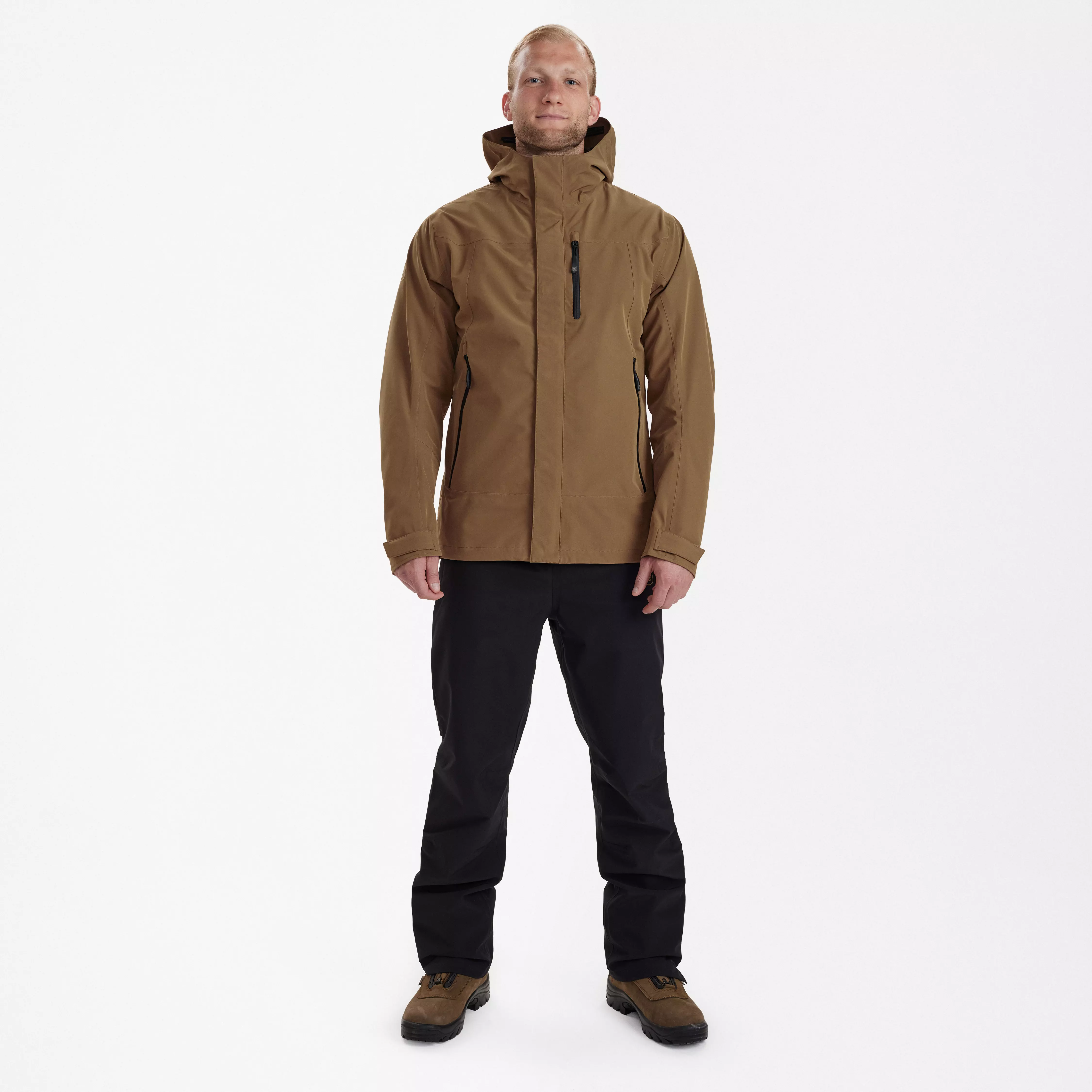 Sarek Shell Jacke mit Kapuze - Butternut