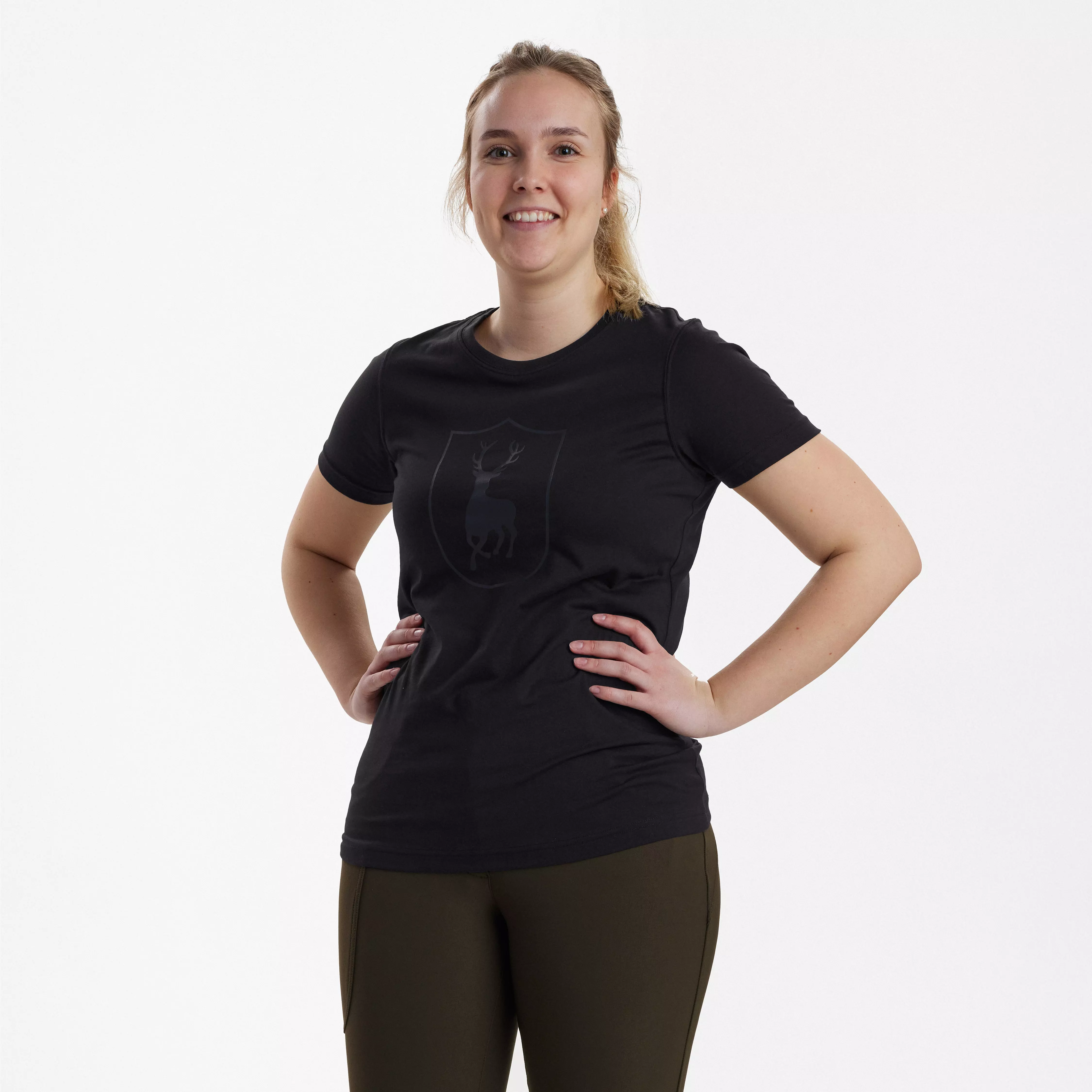Lady Logo T-Shirt - Black