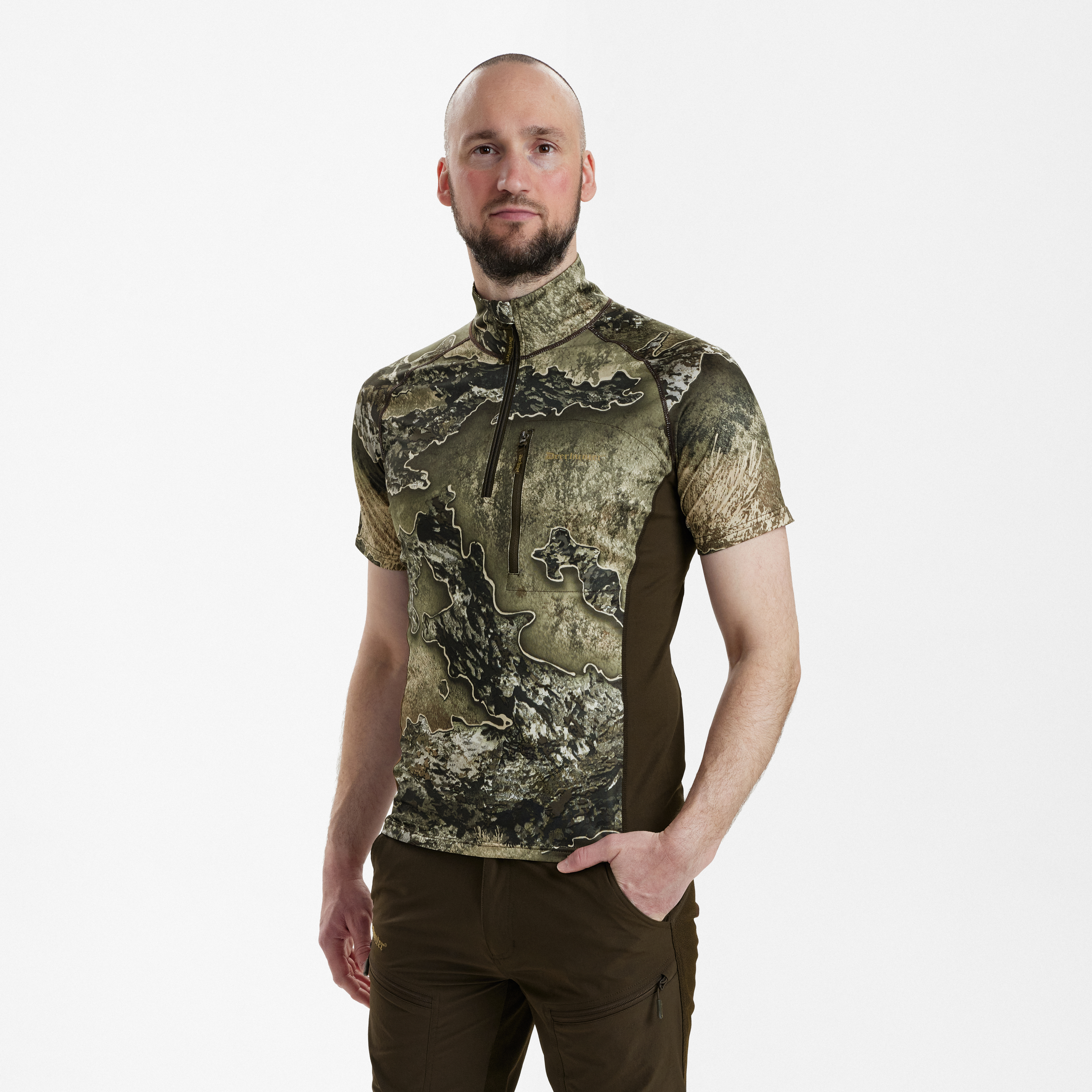 Excape Insulated T-Shirt mit RV-Kragen - REALTREE EXCAPE™