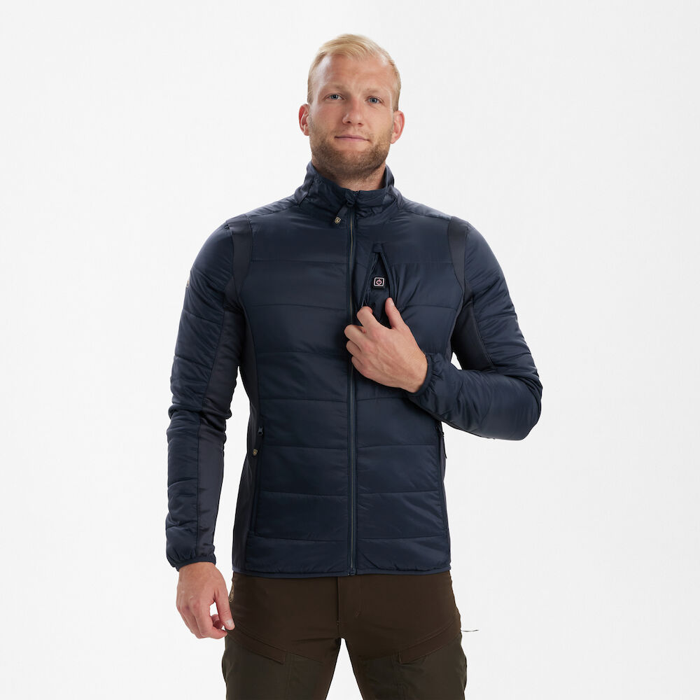 Heat wattierte Jacke - Dark Blue