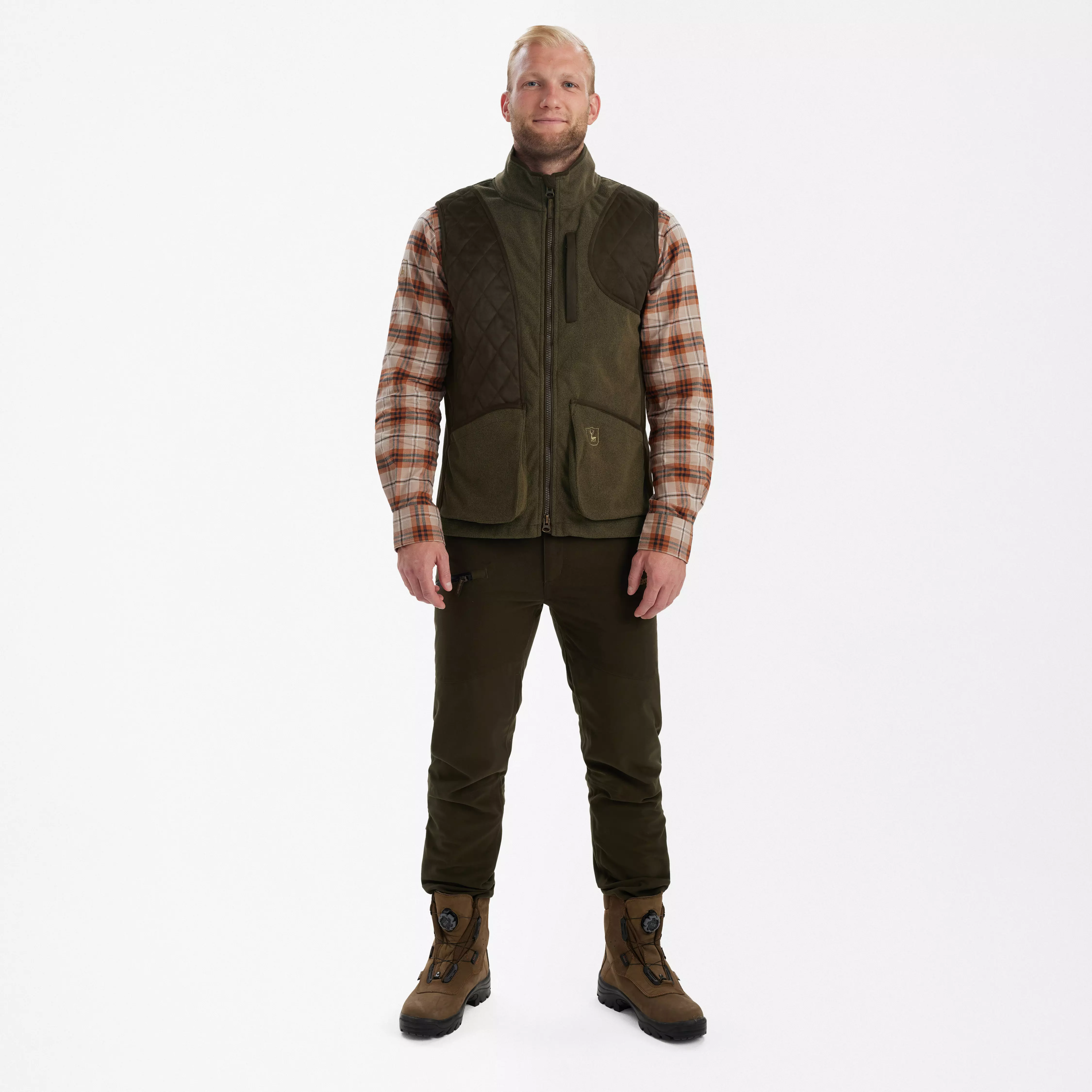 Gamekeeper Shooting Weste - Graphite Green Melange