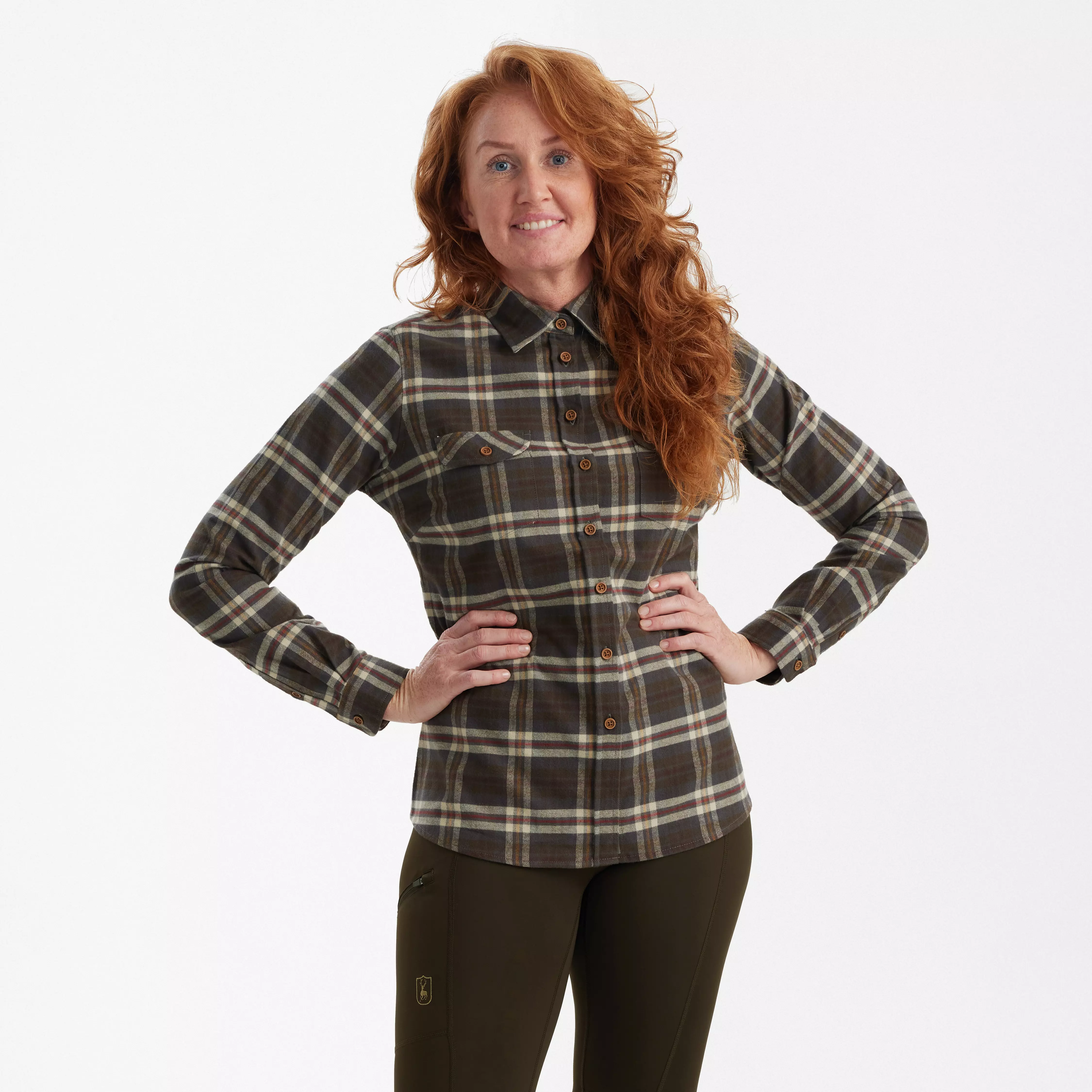 Lady Ruby Hemd - Yellow check