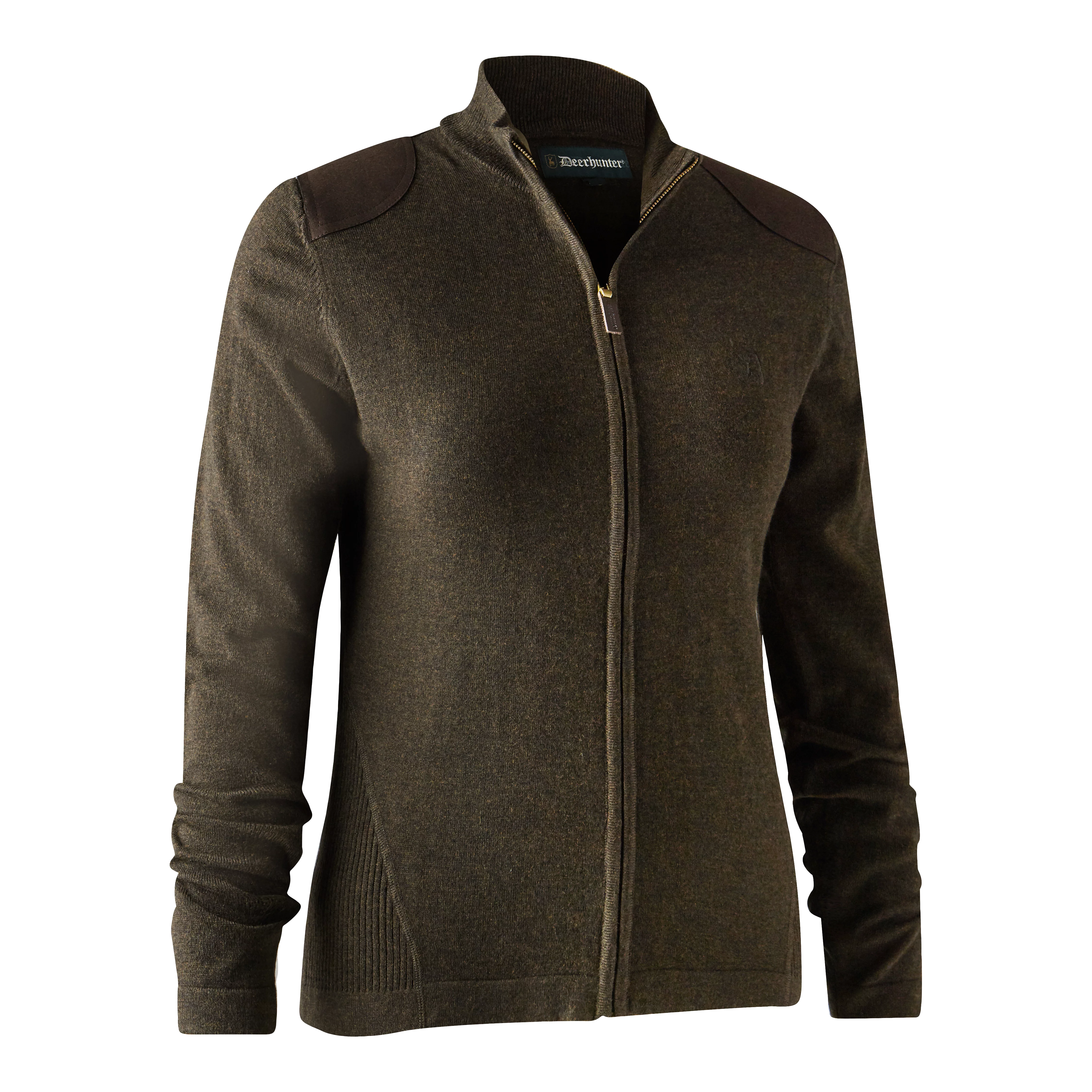Lady Darlington Strick-Cardigan - Dark Elm