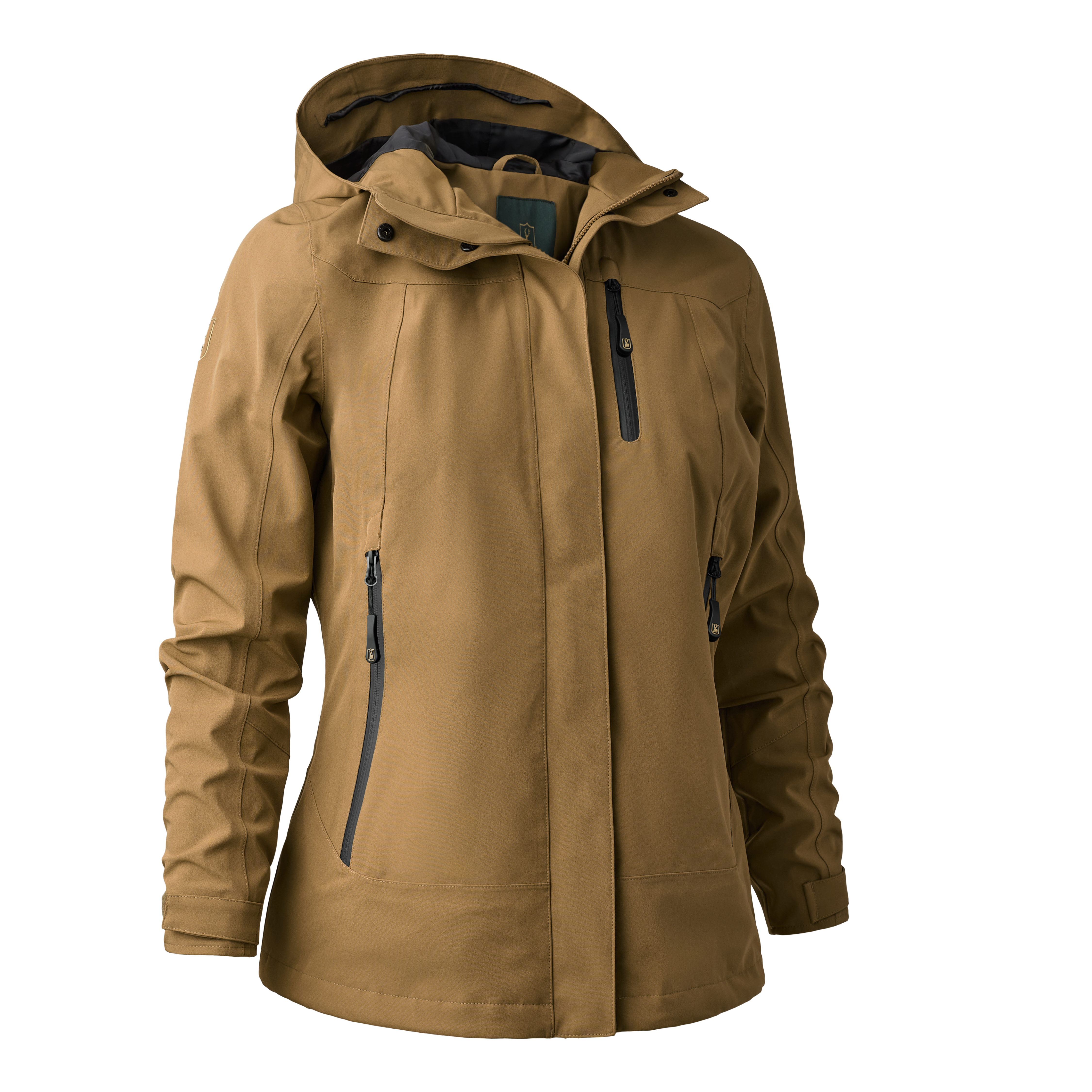 Lady Sarek Shell Jacke mit Kapuze - Butternut