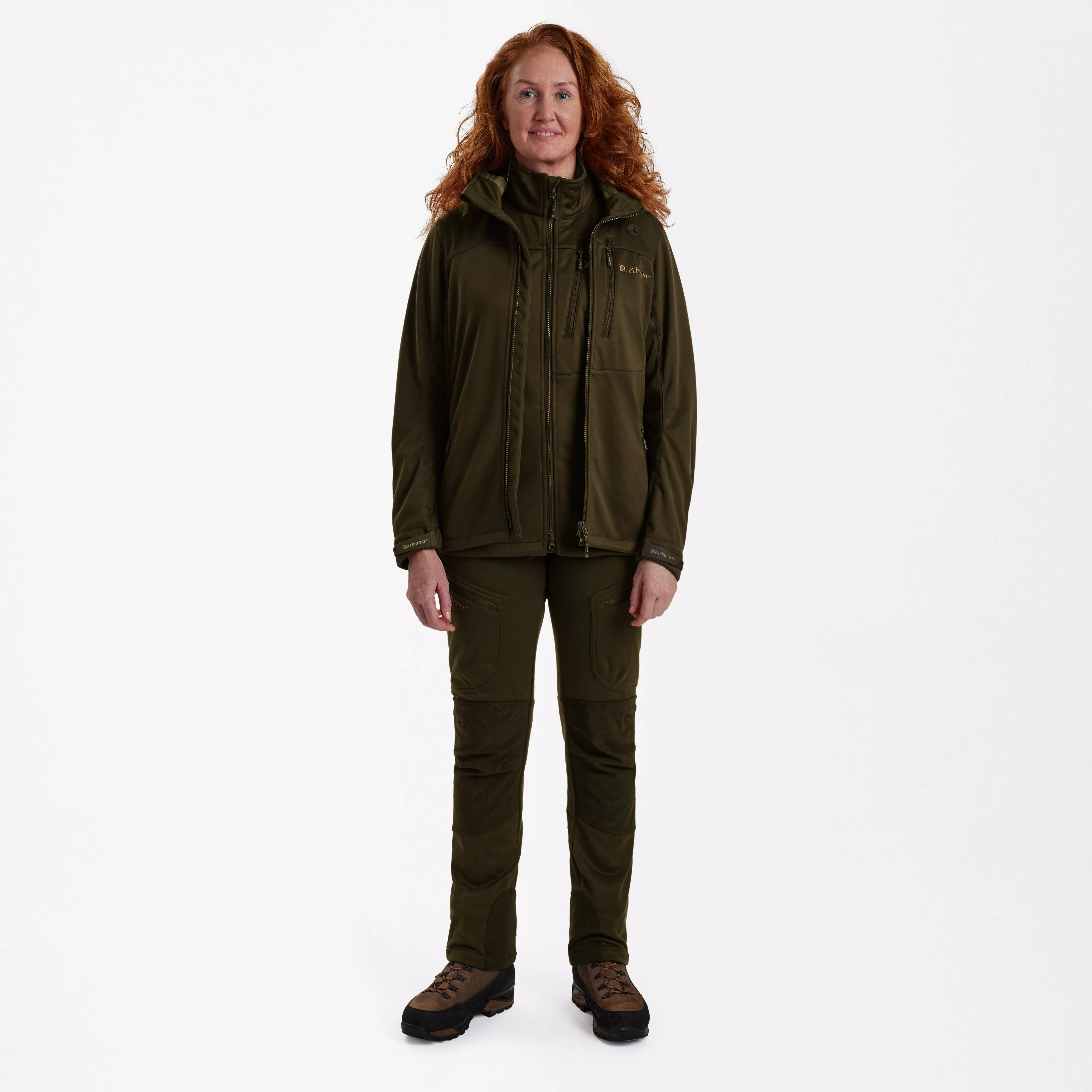 Lady Excape Softshell Jacke - Art Green