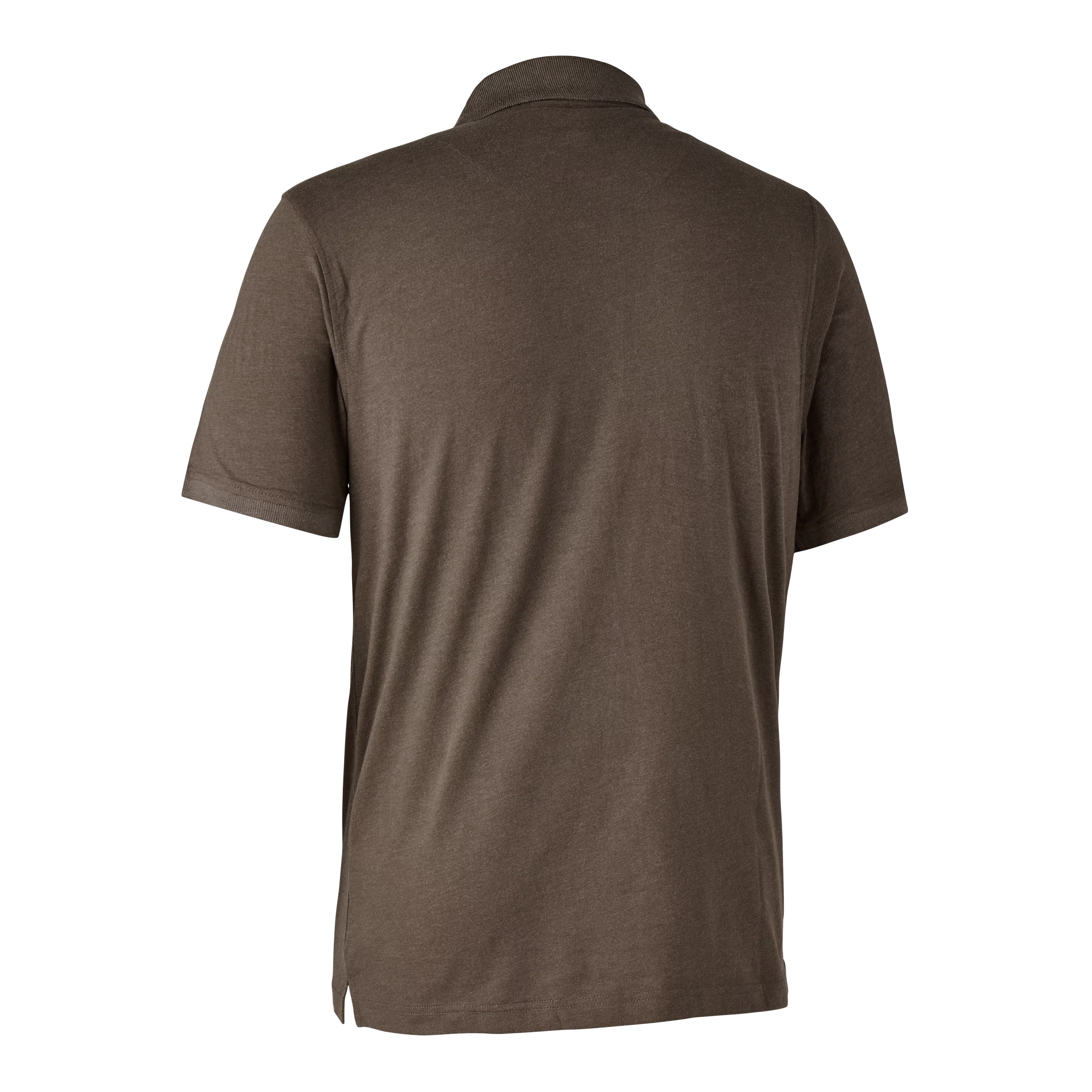 Gunnar Polo Hemd - Brown Leaf Melange