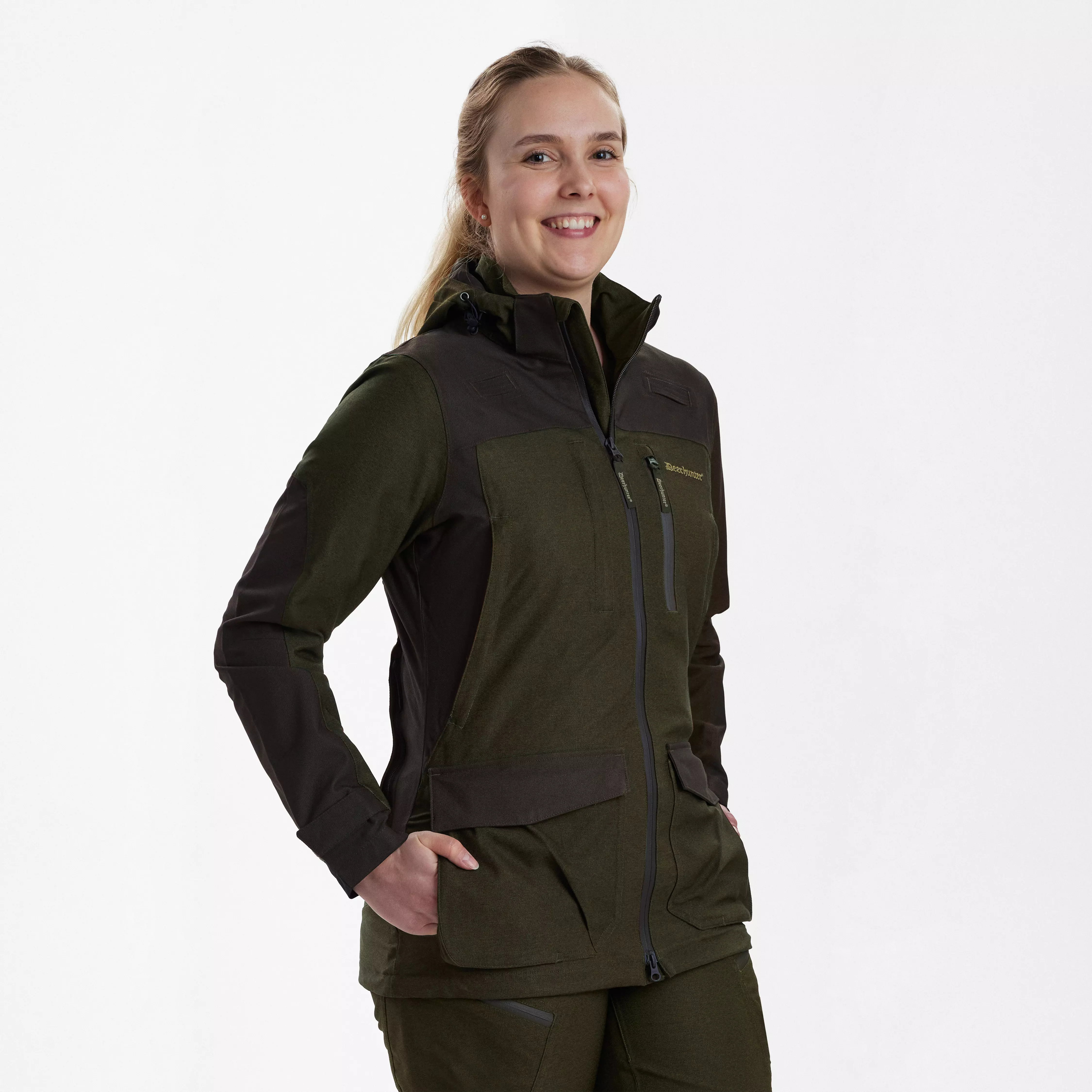 Lady Chasse Jacke - Olive Night melange Lady Chasse Jacke - Olive Night melange