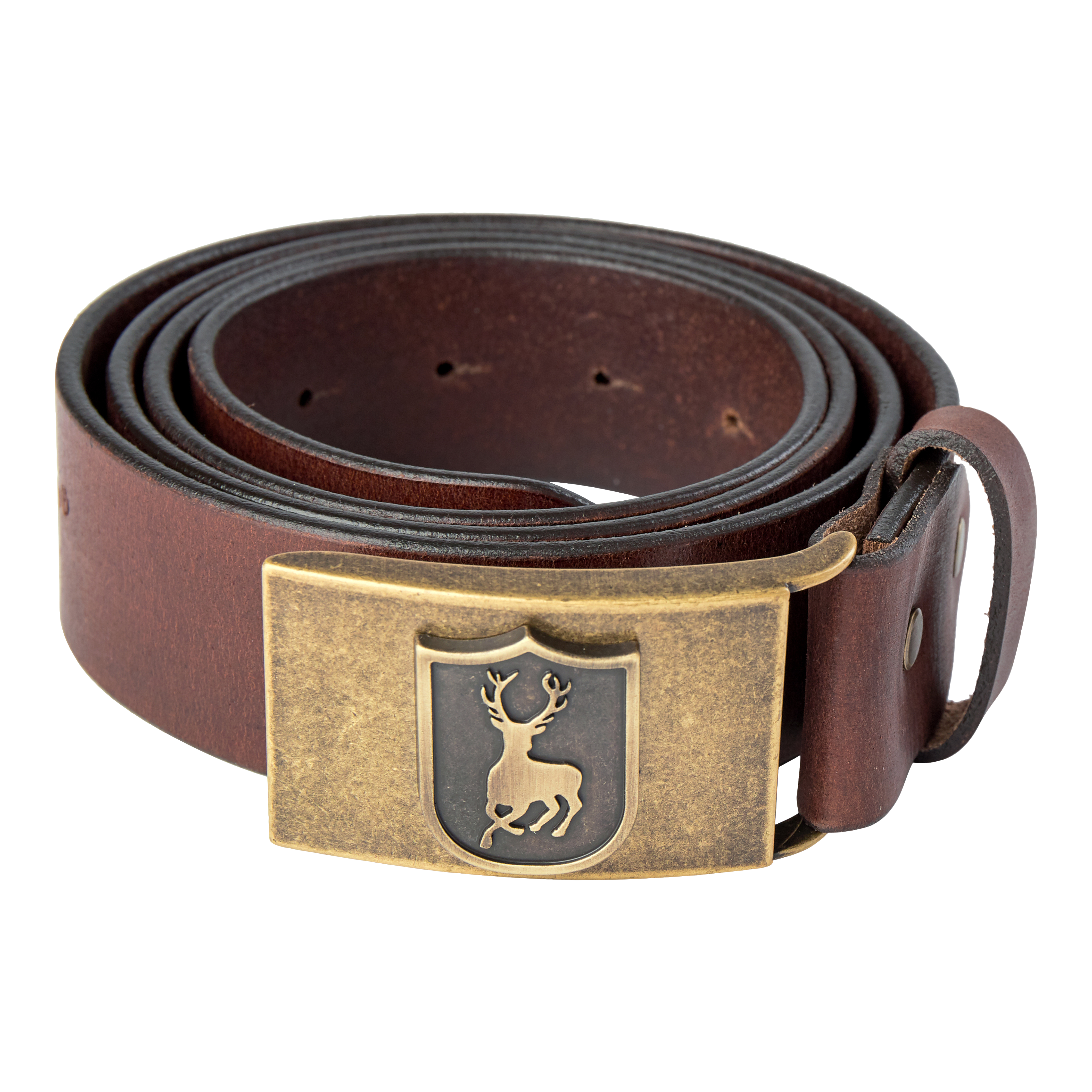Leder Gürtel - Cognac Brown