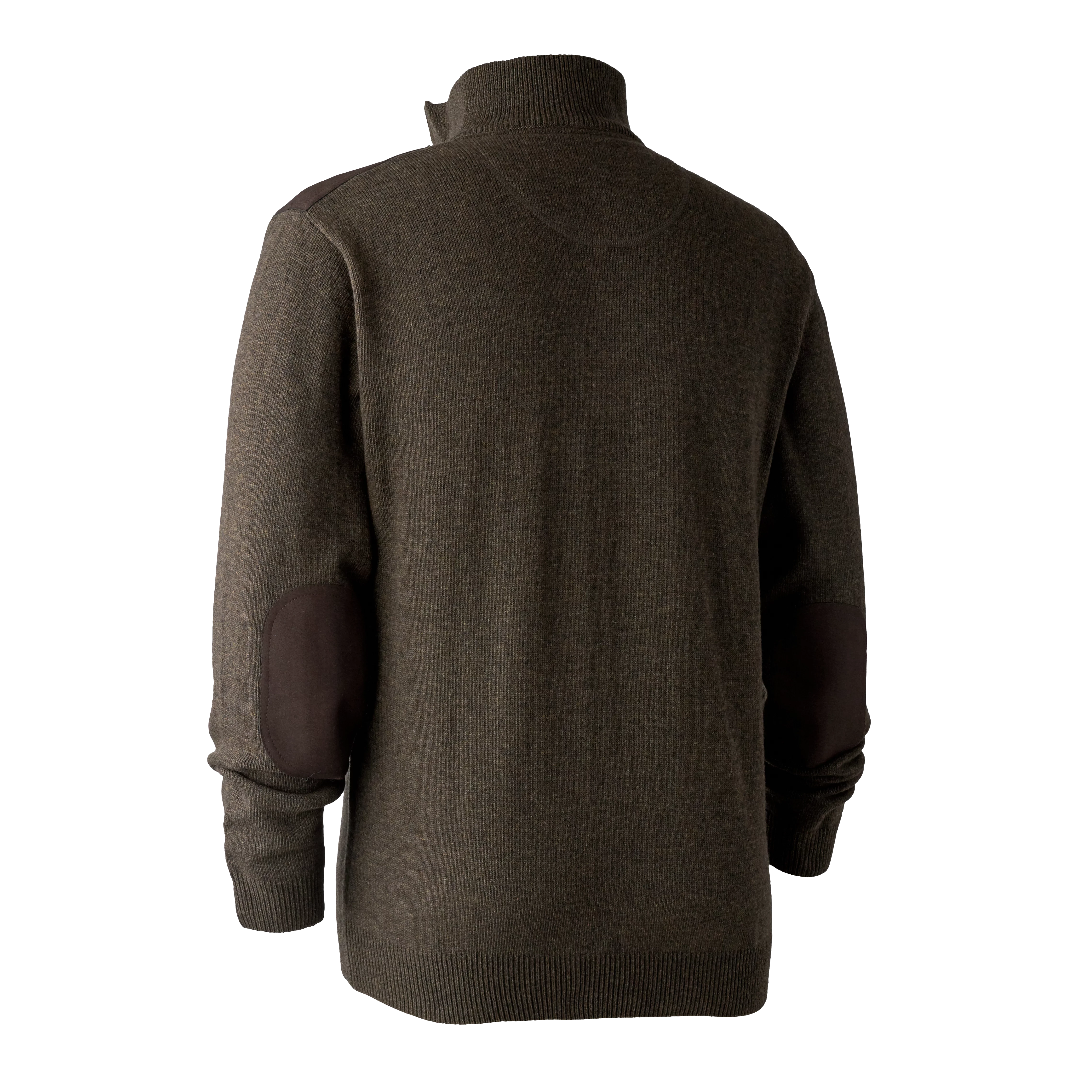 Sheffield Strick mit Reissverschluss - Dark Elm Sheffield Strick mit Reissverschluss - Dark Elm