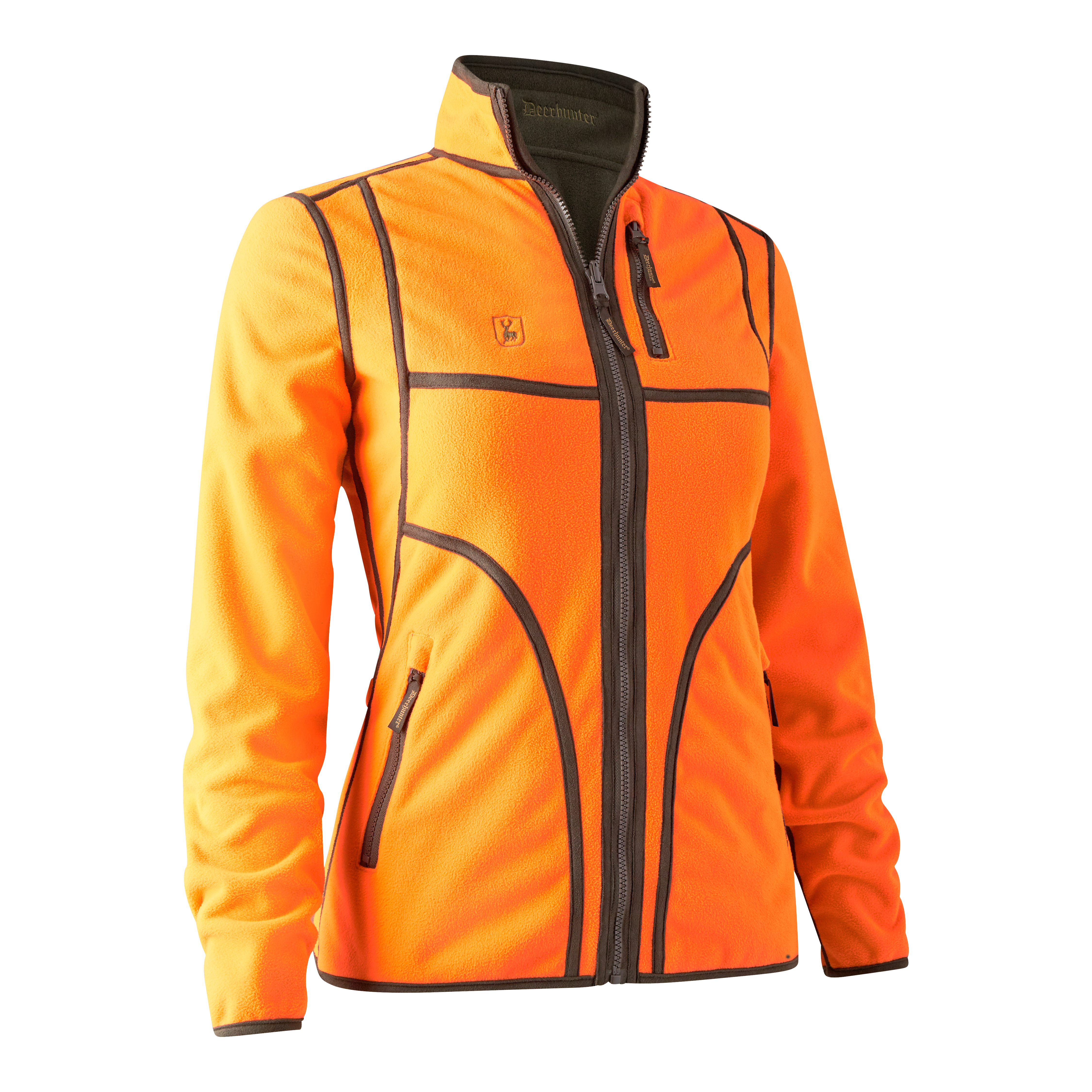 Lady Pam Bonded Fleecejacke - wendbar - Orange