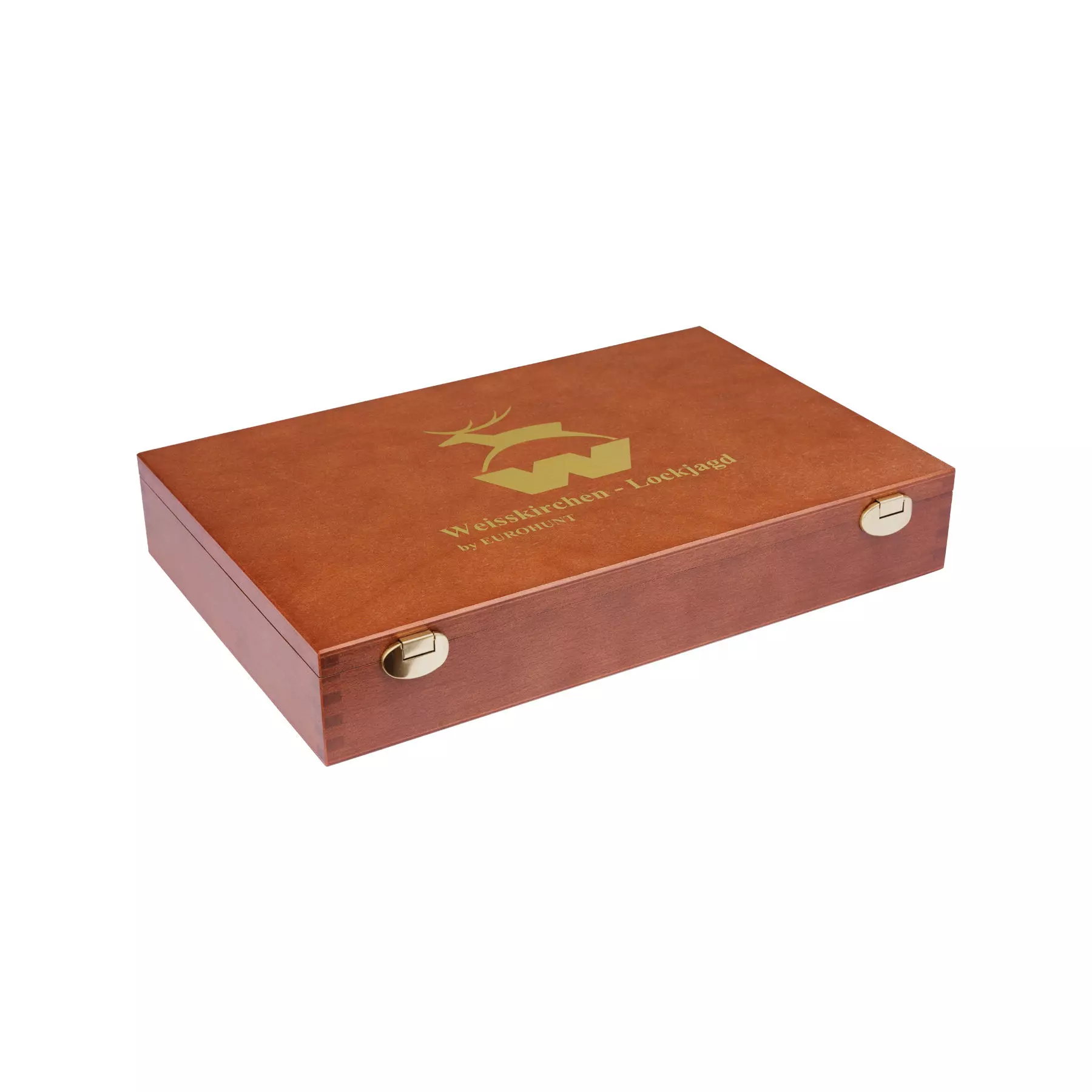 Premium Lockjagdset Holzkassette Weisskirchen 
