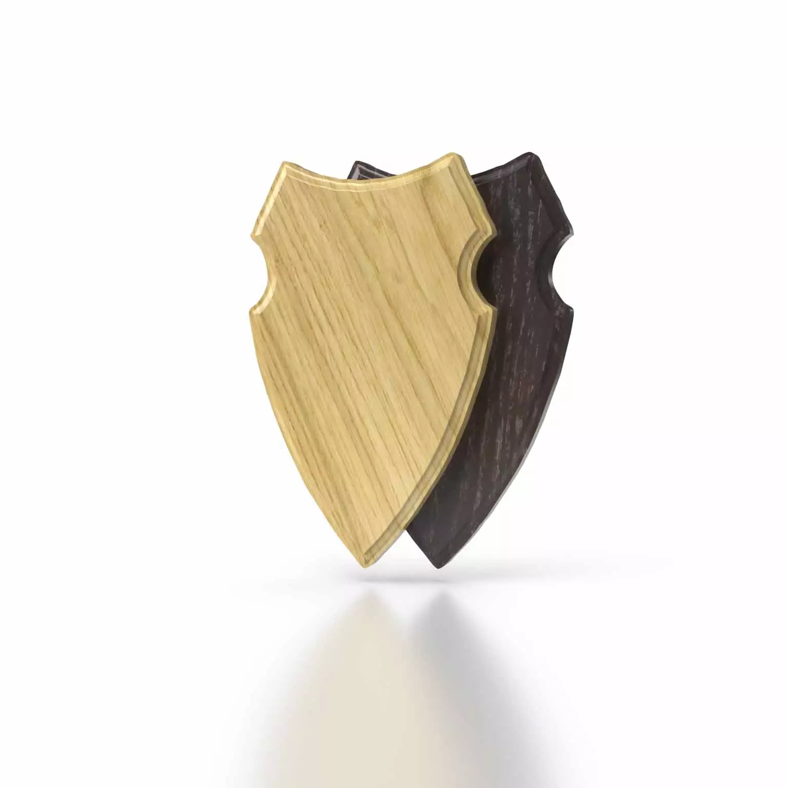 Rehbockbrett Eiche 3 - 19x12 cm Dunkel
