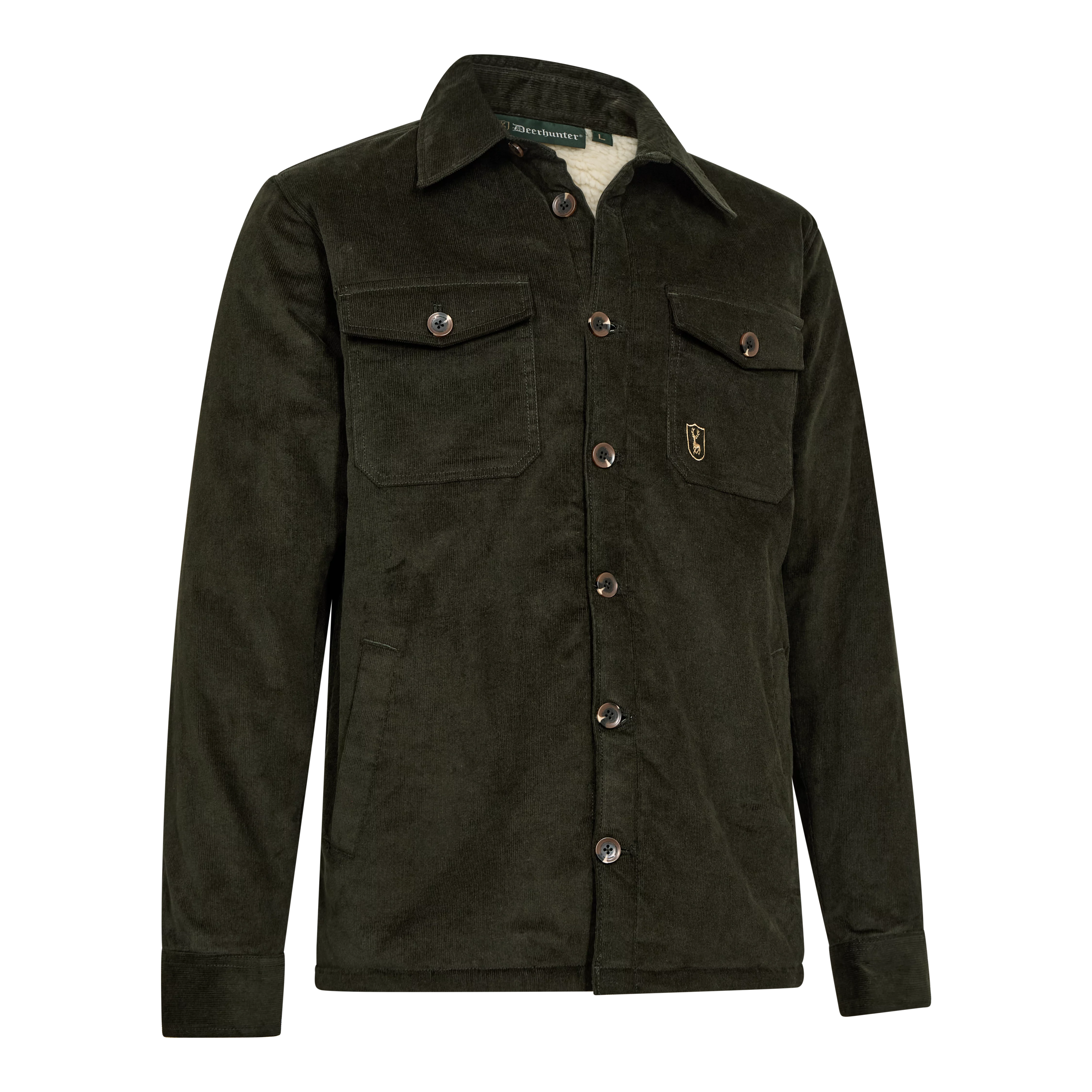 Sherpa gefütterte Cordjacke - Timber