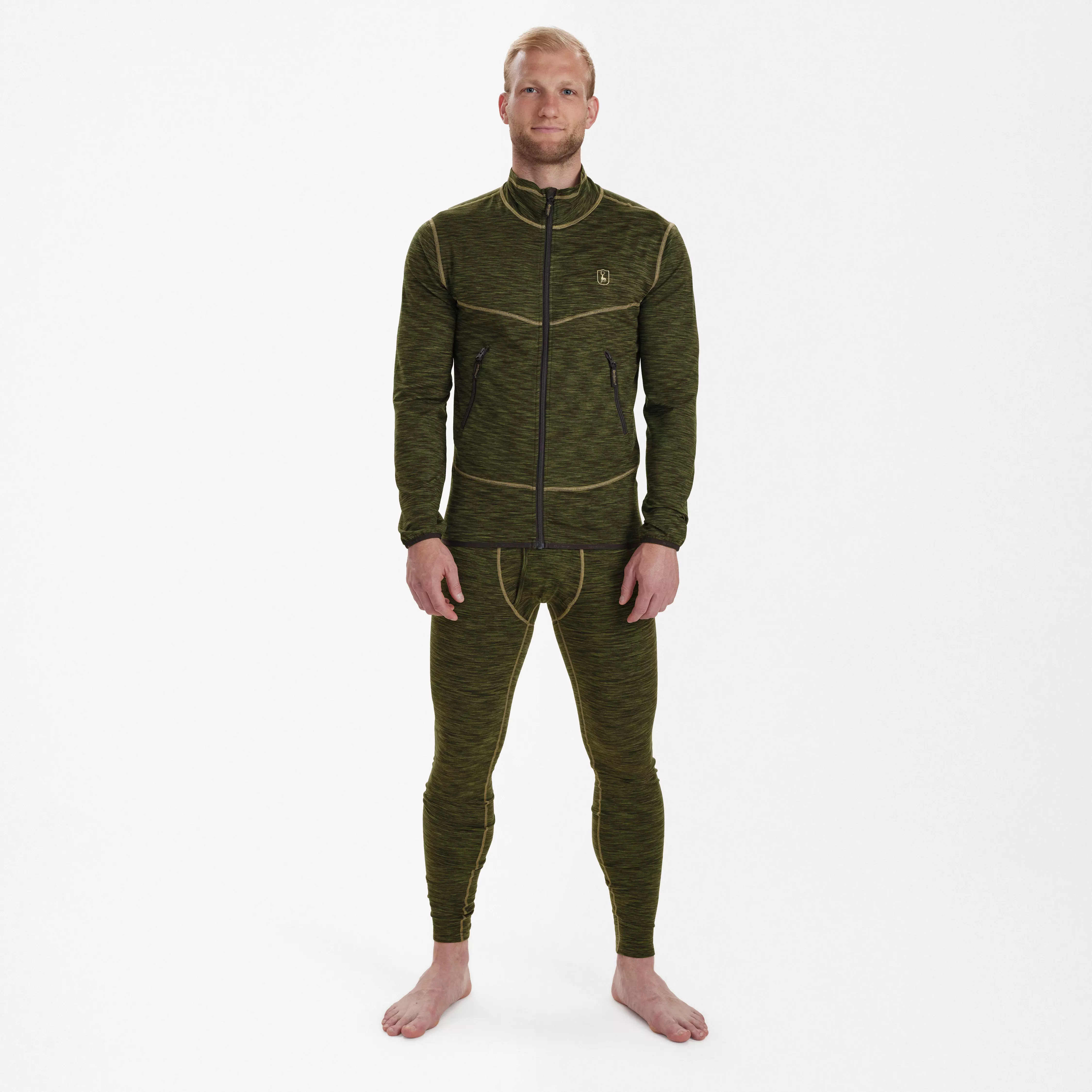 Norden Insulated Fleece - Green Melange