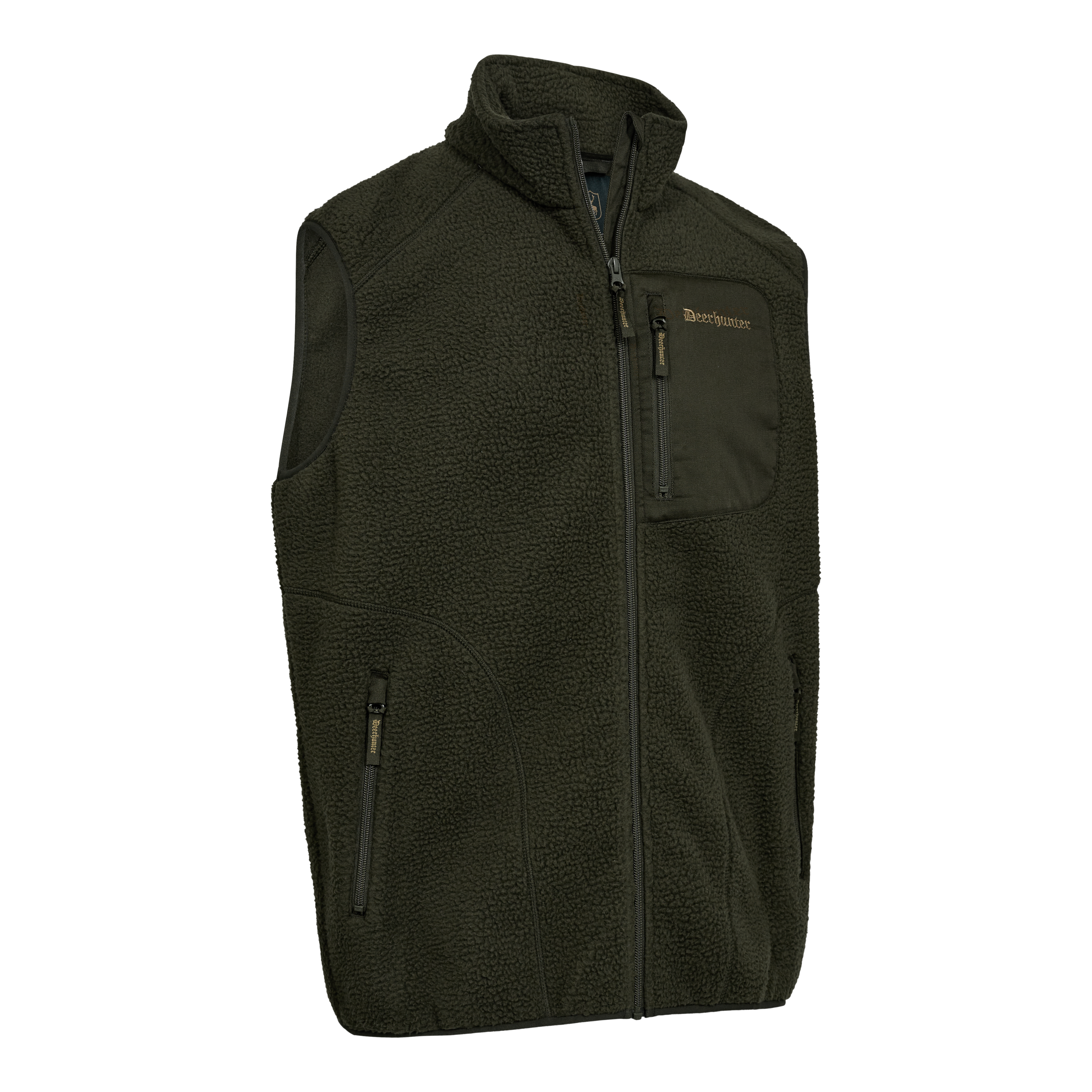 Atlas Fleece Weste - Forest Green