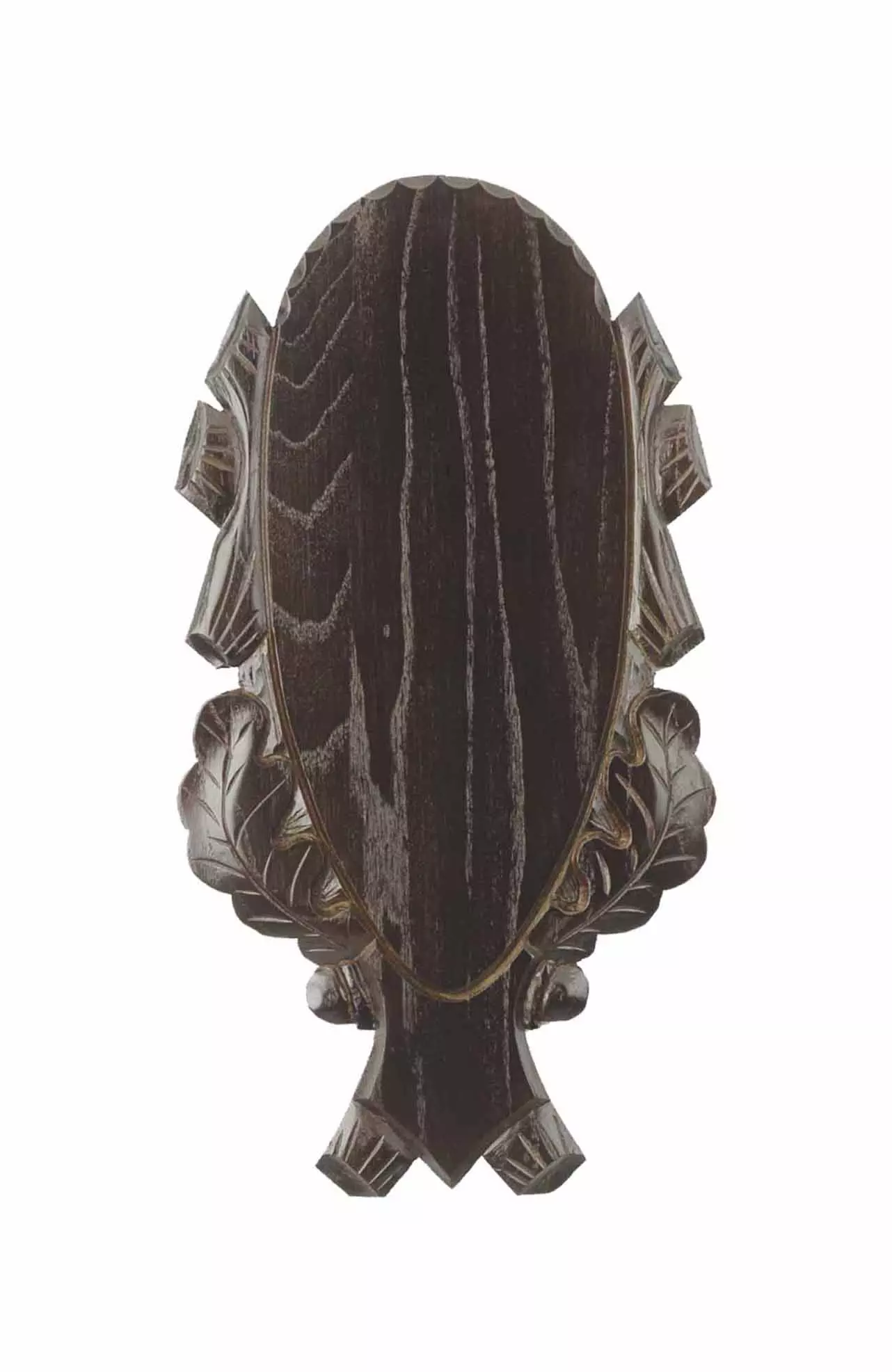 Hirschschild Eiche Geschnitzt - 53x23 Dunkel Hirschschild Eiche Geschnitzt - 53x23 Dunkel