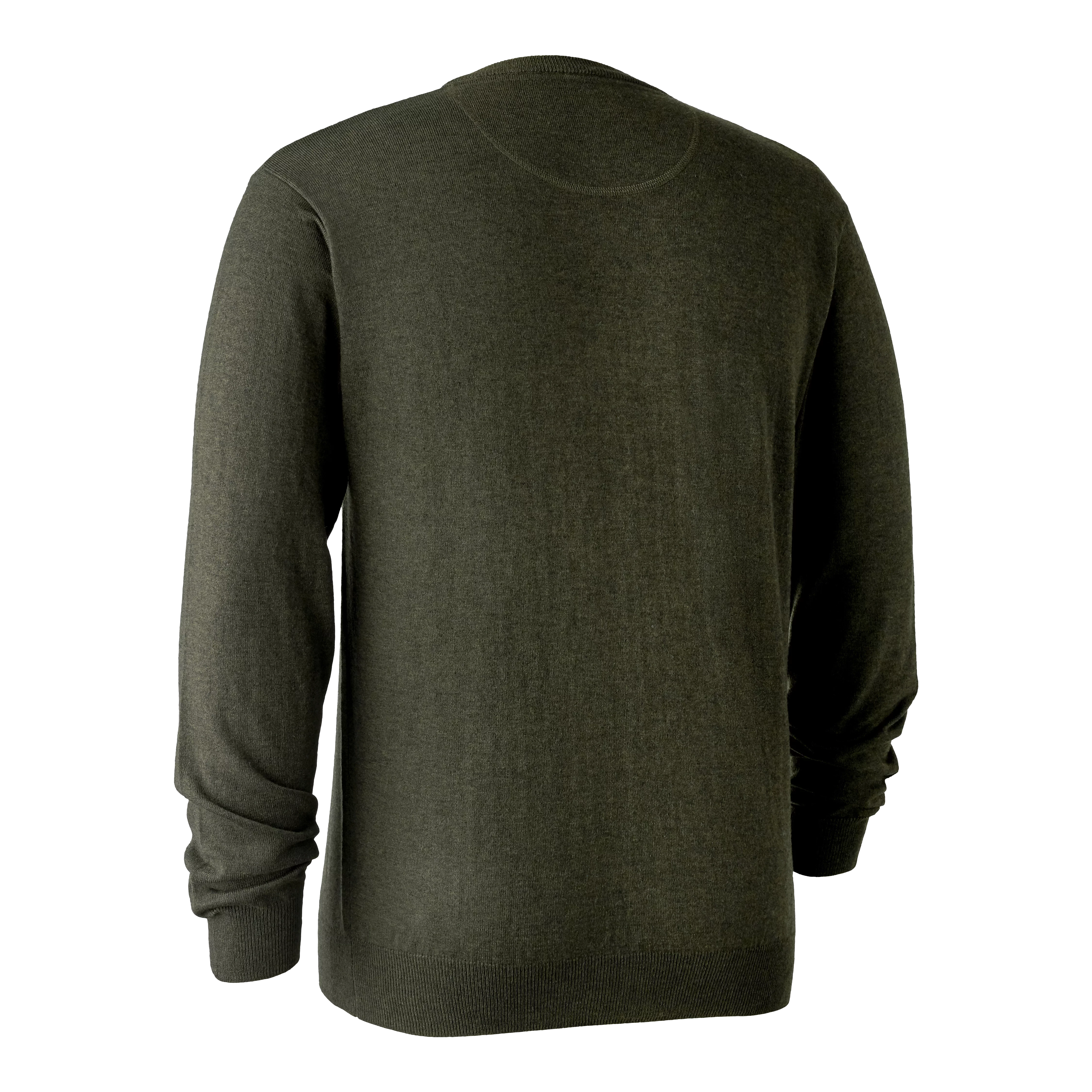 Kingston Pullover mit V-Ausschnitt - Green Melange