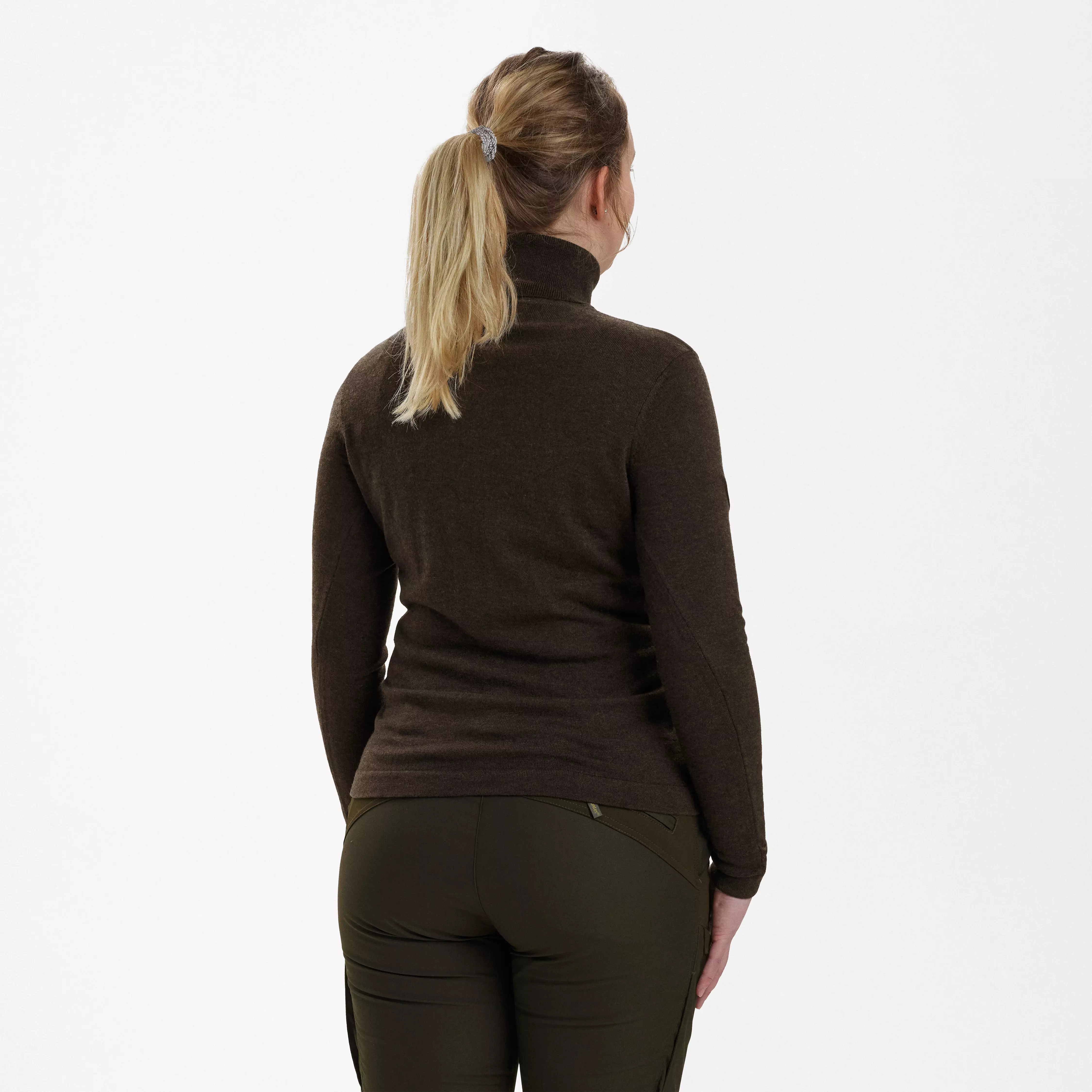 Lady Darlington Rollkragen - Dark Elm