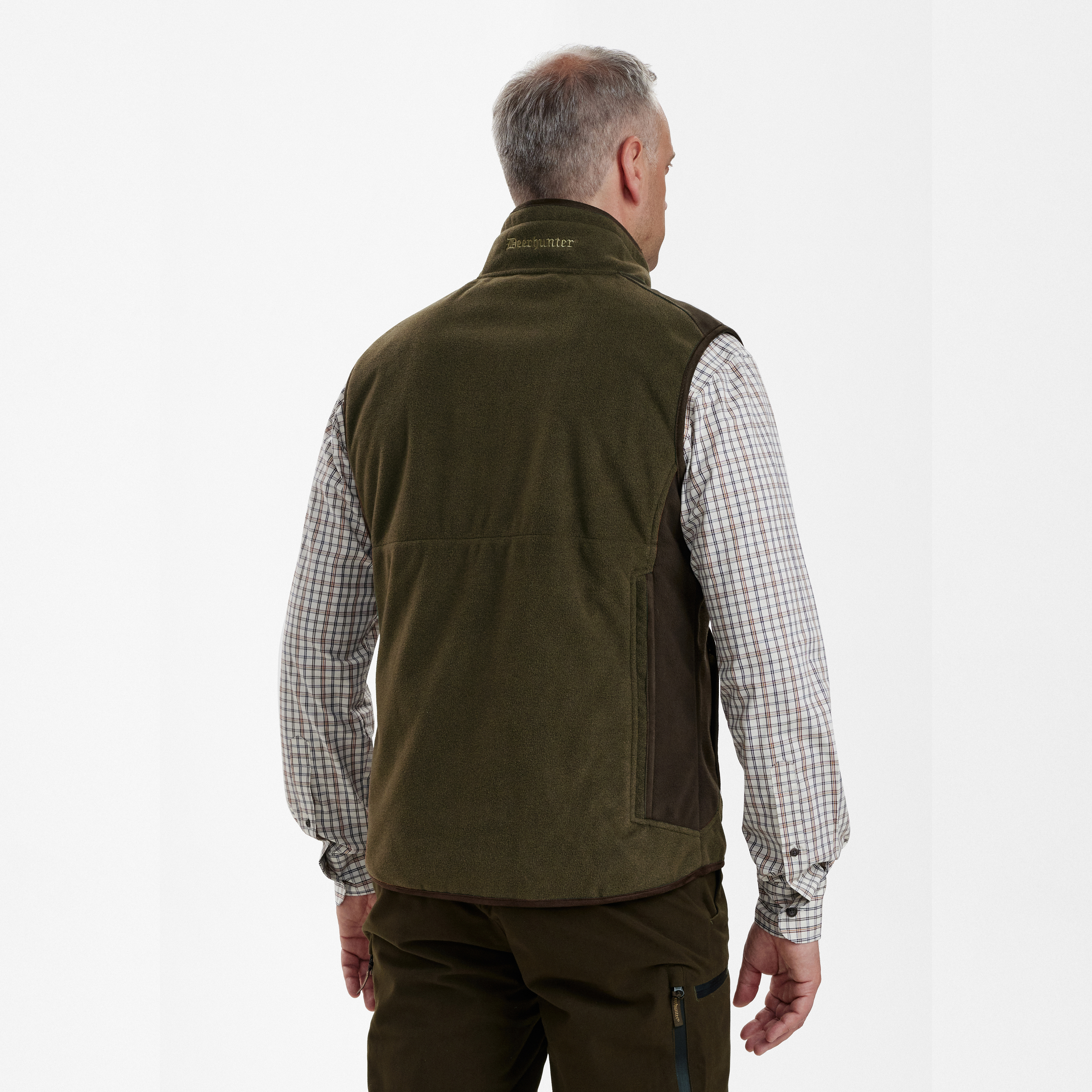 Gamekeeper Bonded Fleece Weste - Graphite Green Melange