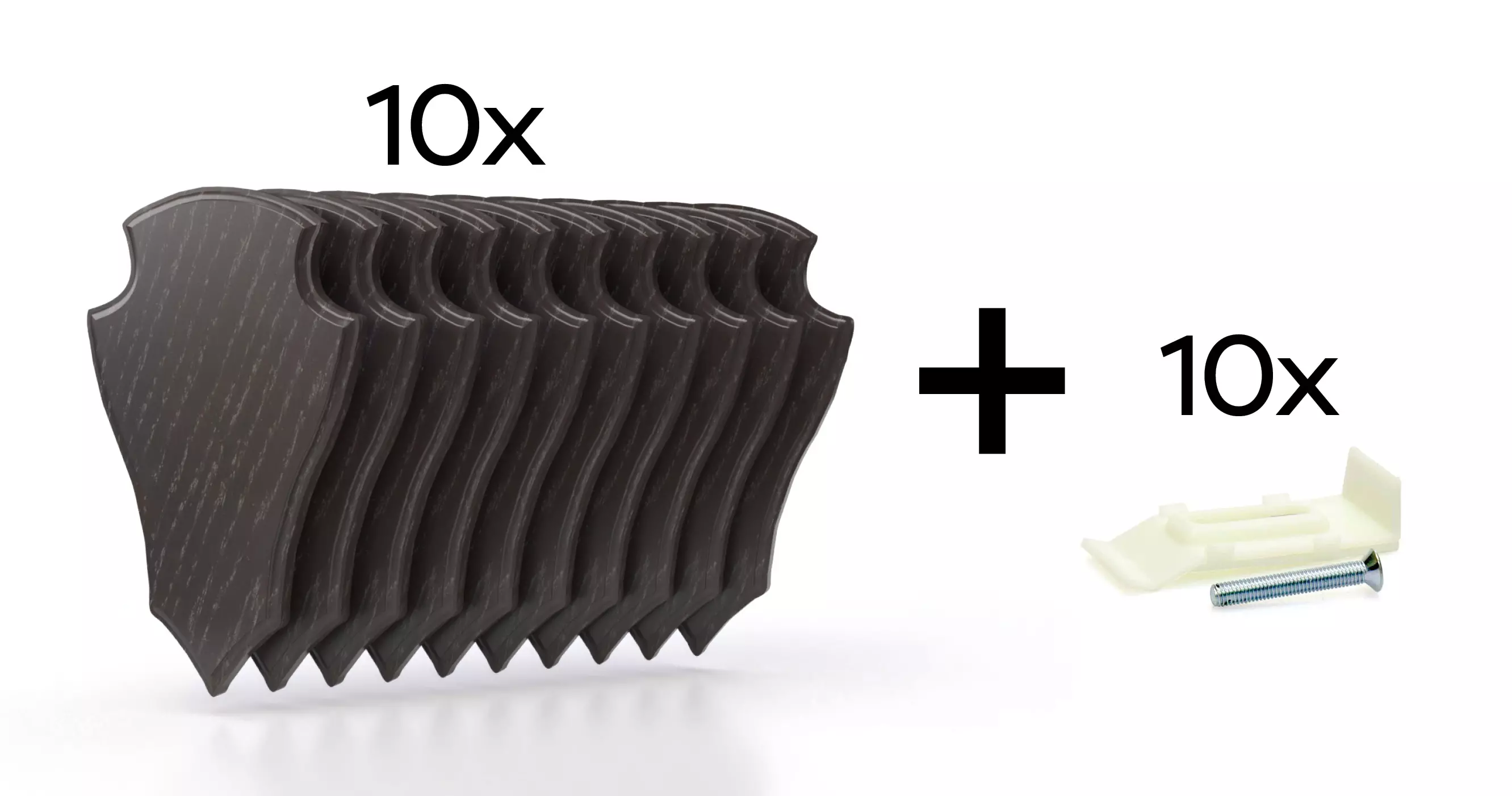 10 x Trophäenschild für Rehbock 19x12cm dunkel (Eiche 2) 10 x Trophäenschild für Rehbock 19x12cm dunkel (Eiche 2)