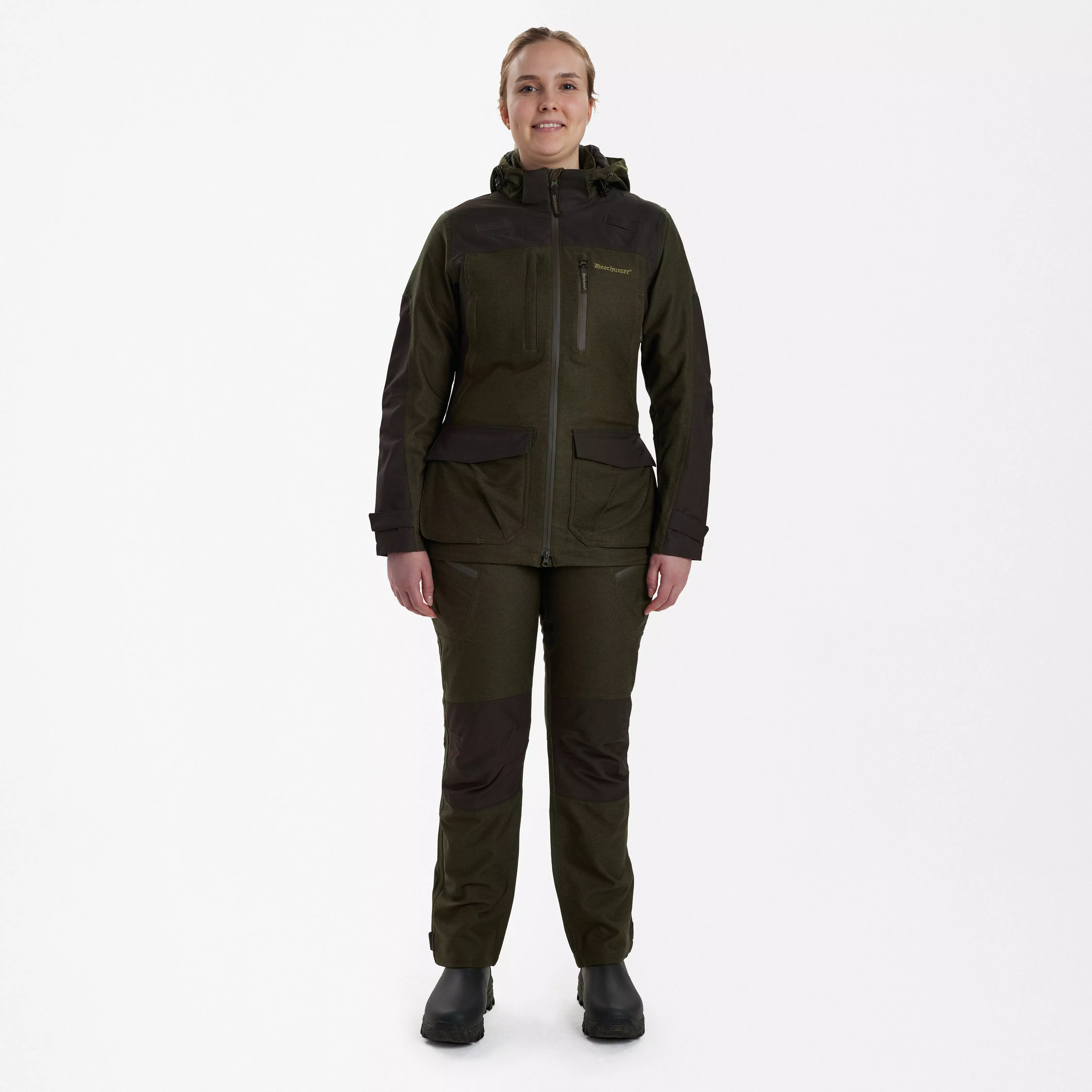 Lady Chasse Jacke - Olive Night melange Lady Chasse Jacke - Olive Night melange