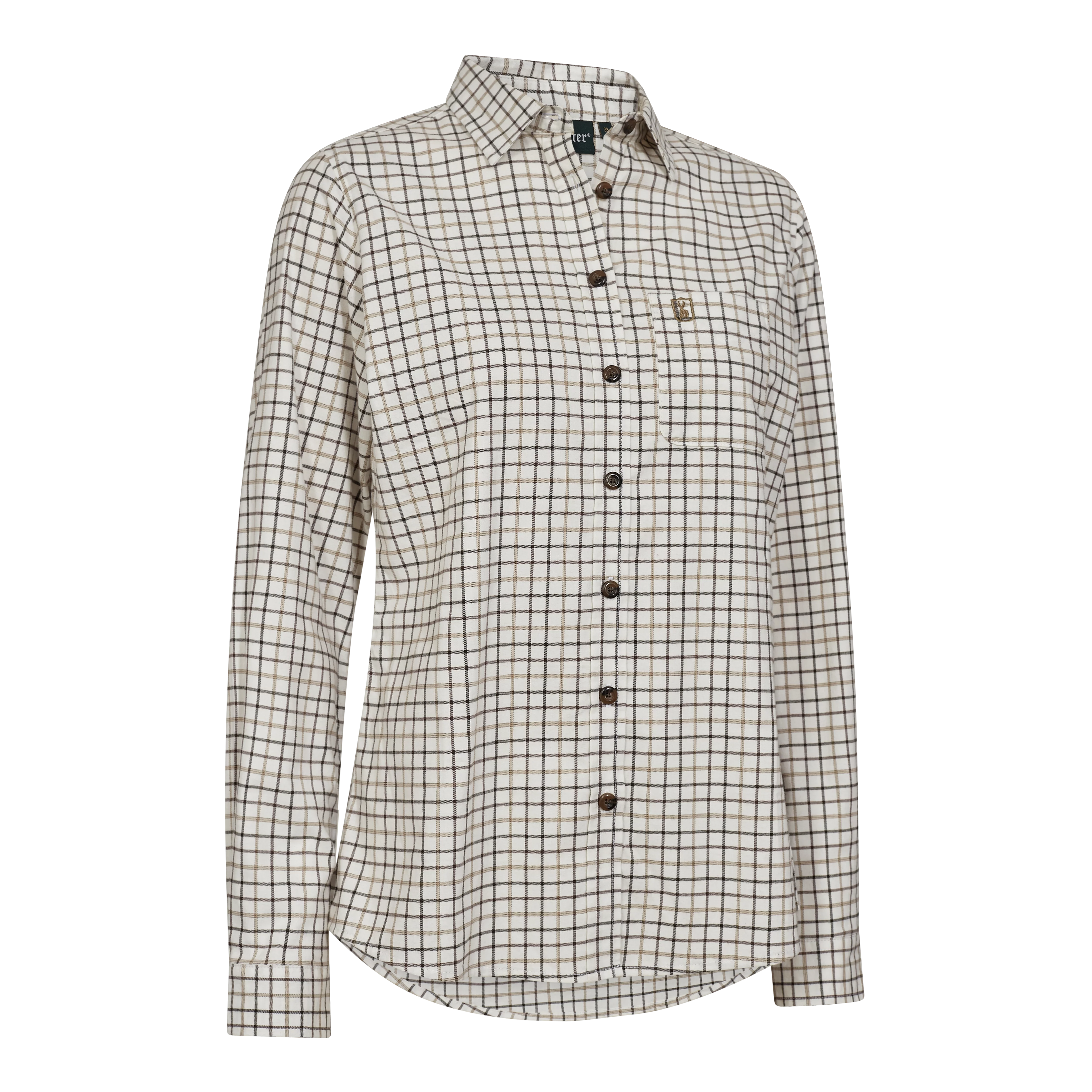 Lady Grace Hemd - Beige Check