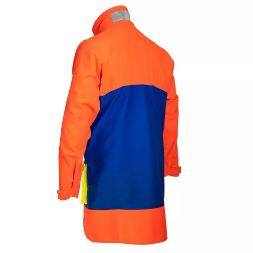 Kruedener Hundeführer-/ Durchgehjacke warnrot/blau/gelb Kruedener Hundeführer-/ Durchgehjacke warnrot/blau/gelb