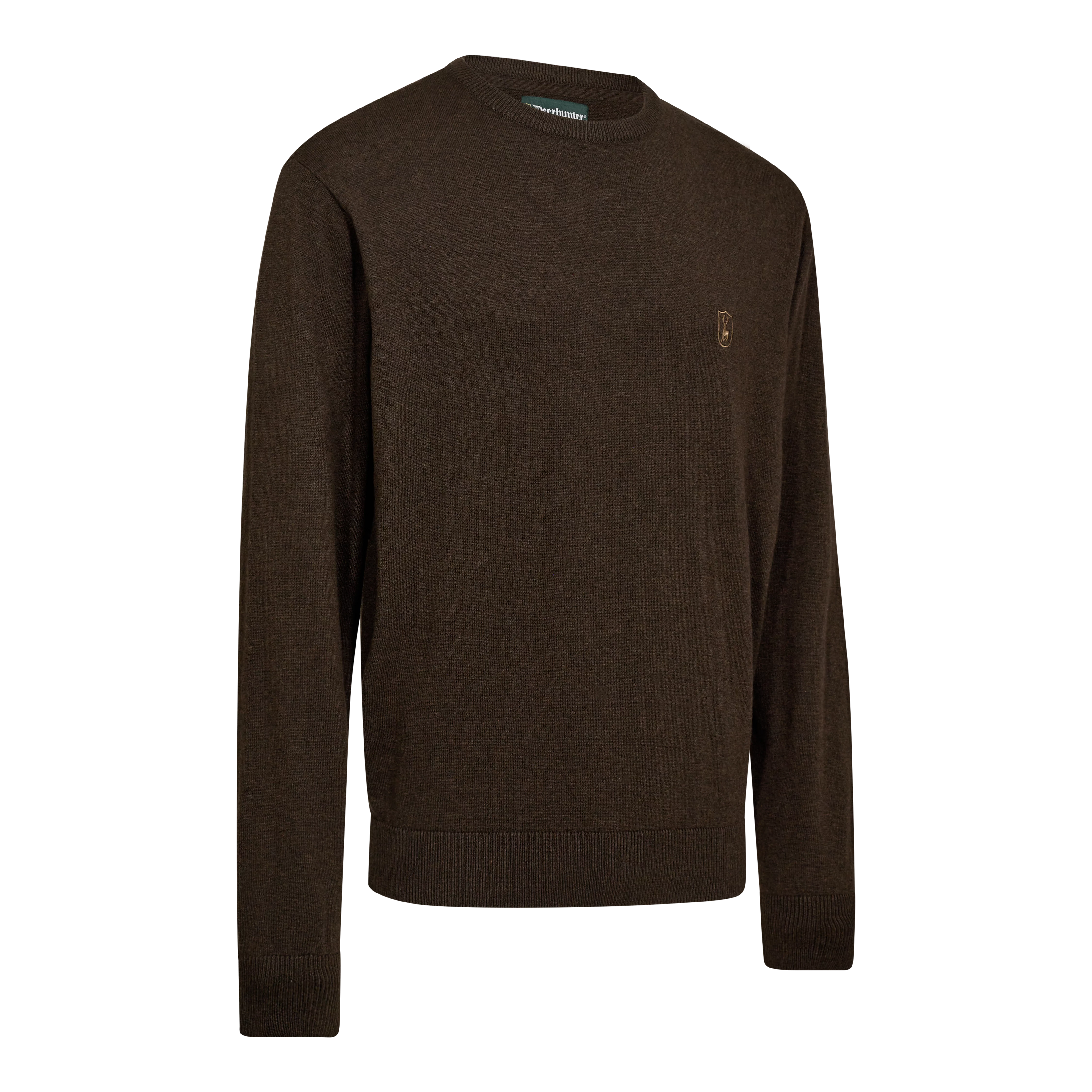 Harrington Strickpullover mit Rundhalsausschnitt - 