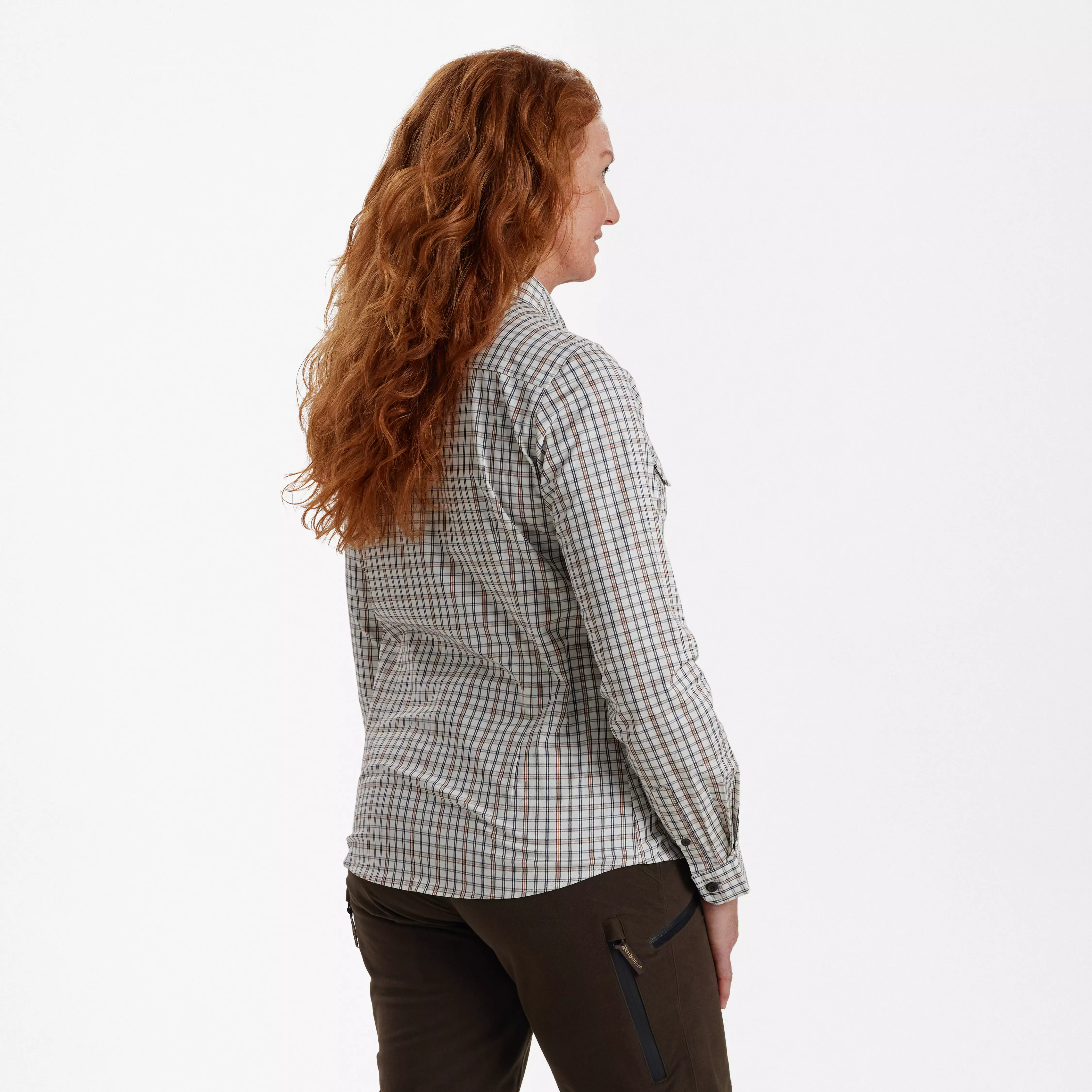 Lady Harper Hemd - Green Check