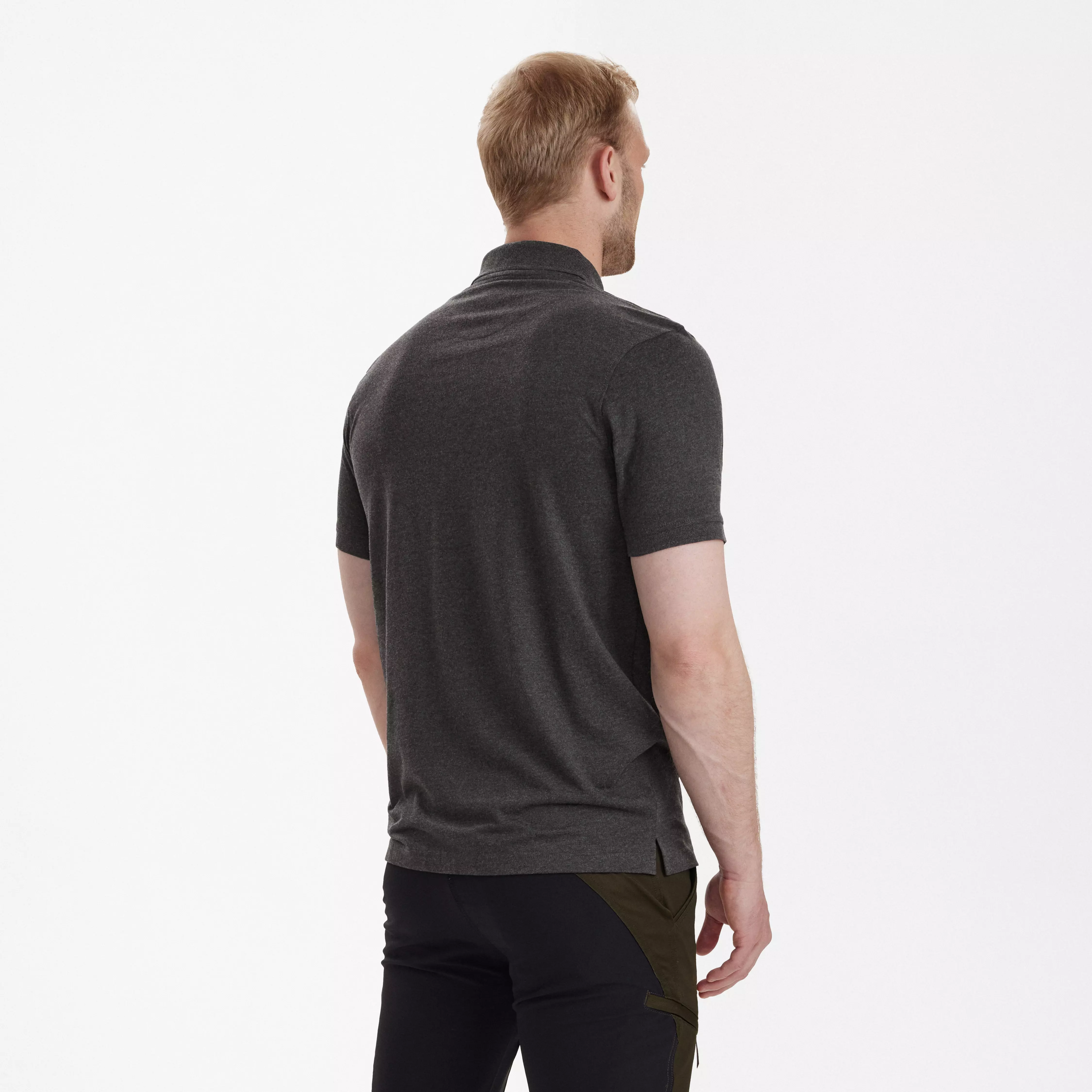 Gunnar Polo Hemd - Dark Grey melange