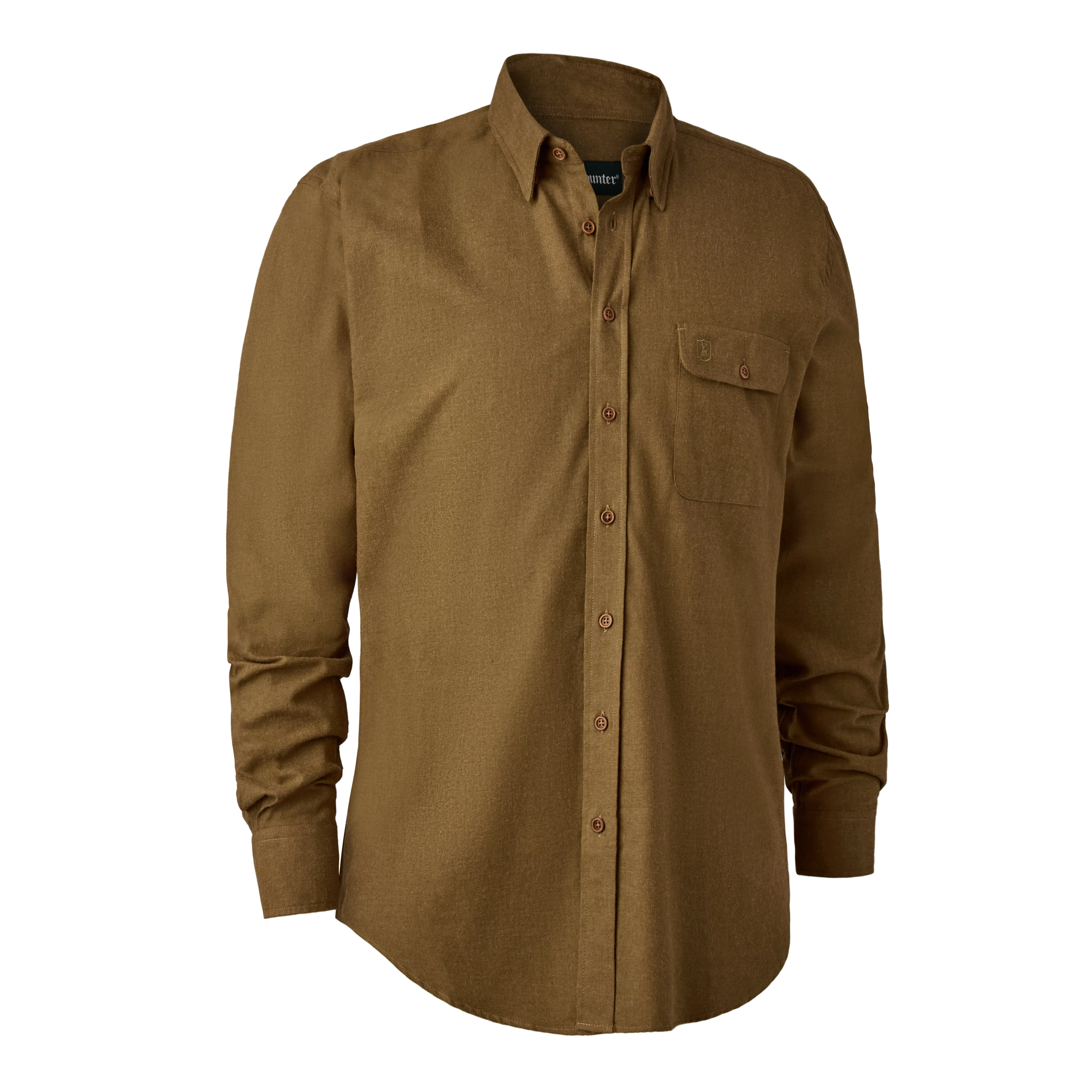 Liam Hemd - Ocher Brown