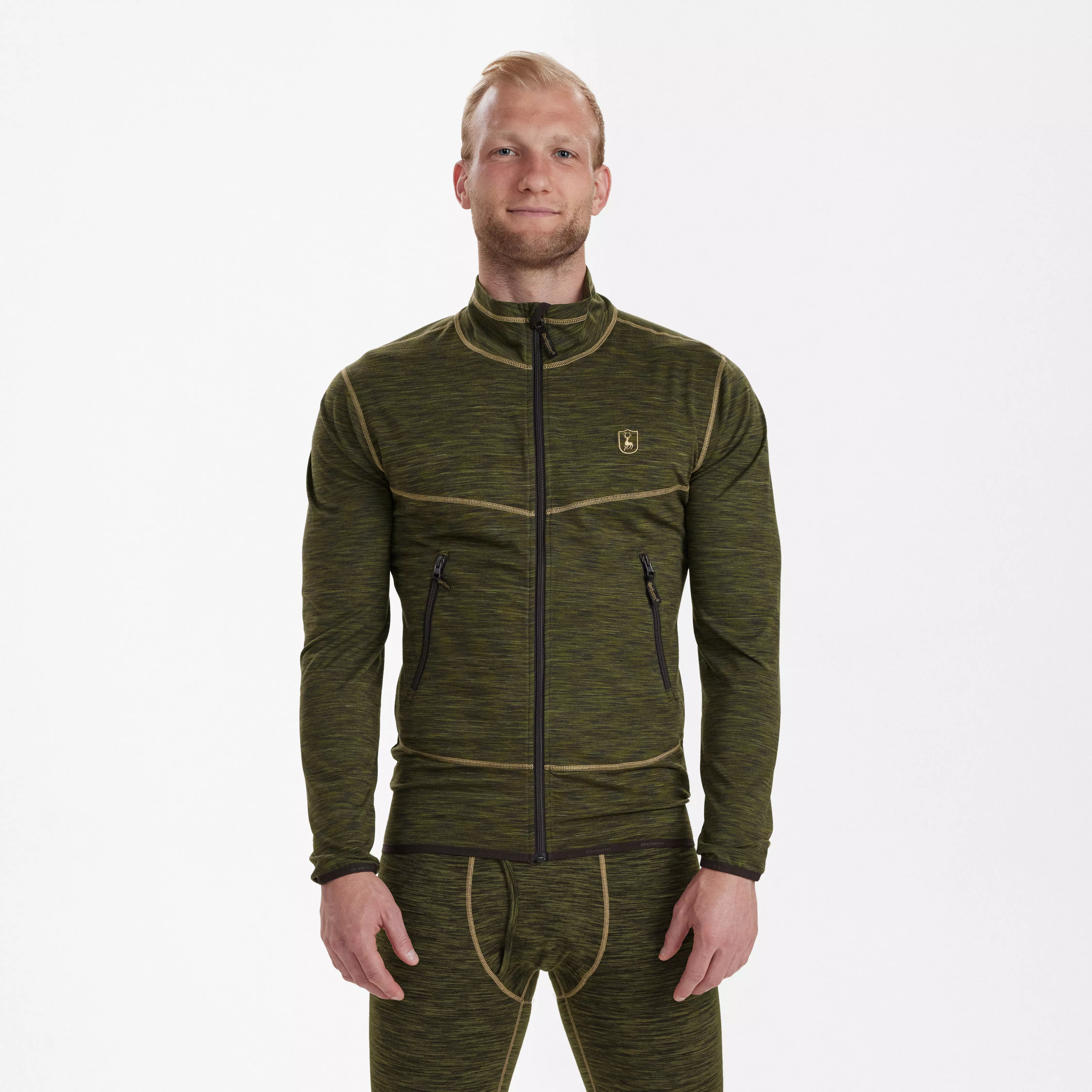Norden Insulated Fleece - Green Melange