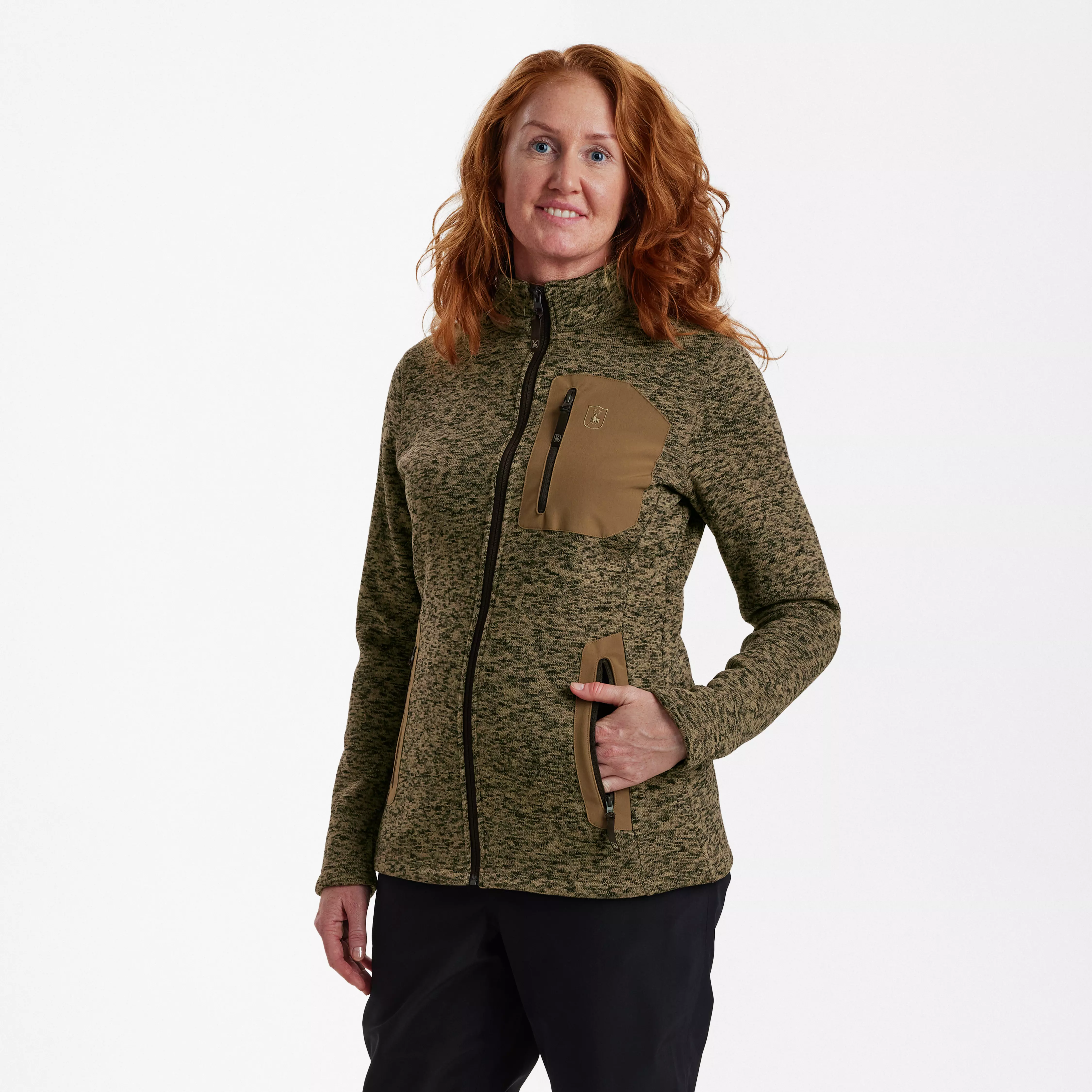 Lady Sarek Strickjacke - Butternut melange