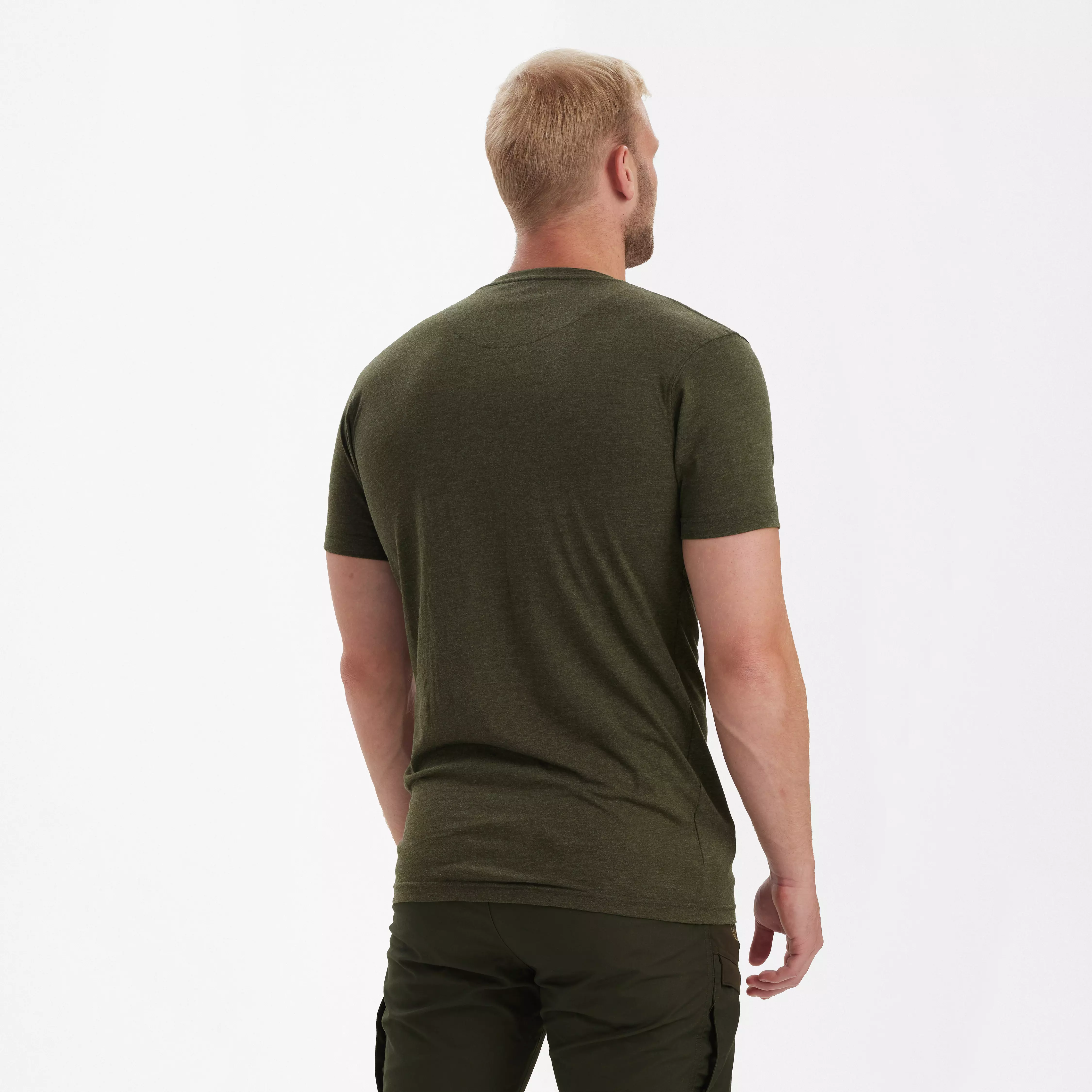 Basic T-Shirt im 2er-Pack - Adventure Green Melange Basic T-Shirt im 2er-Pack - Adventure Green Melange
