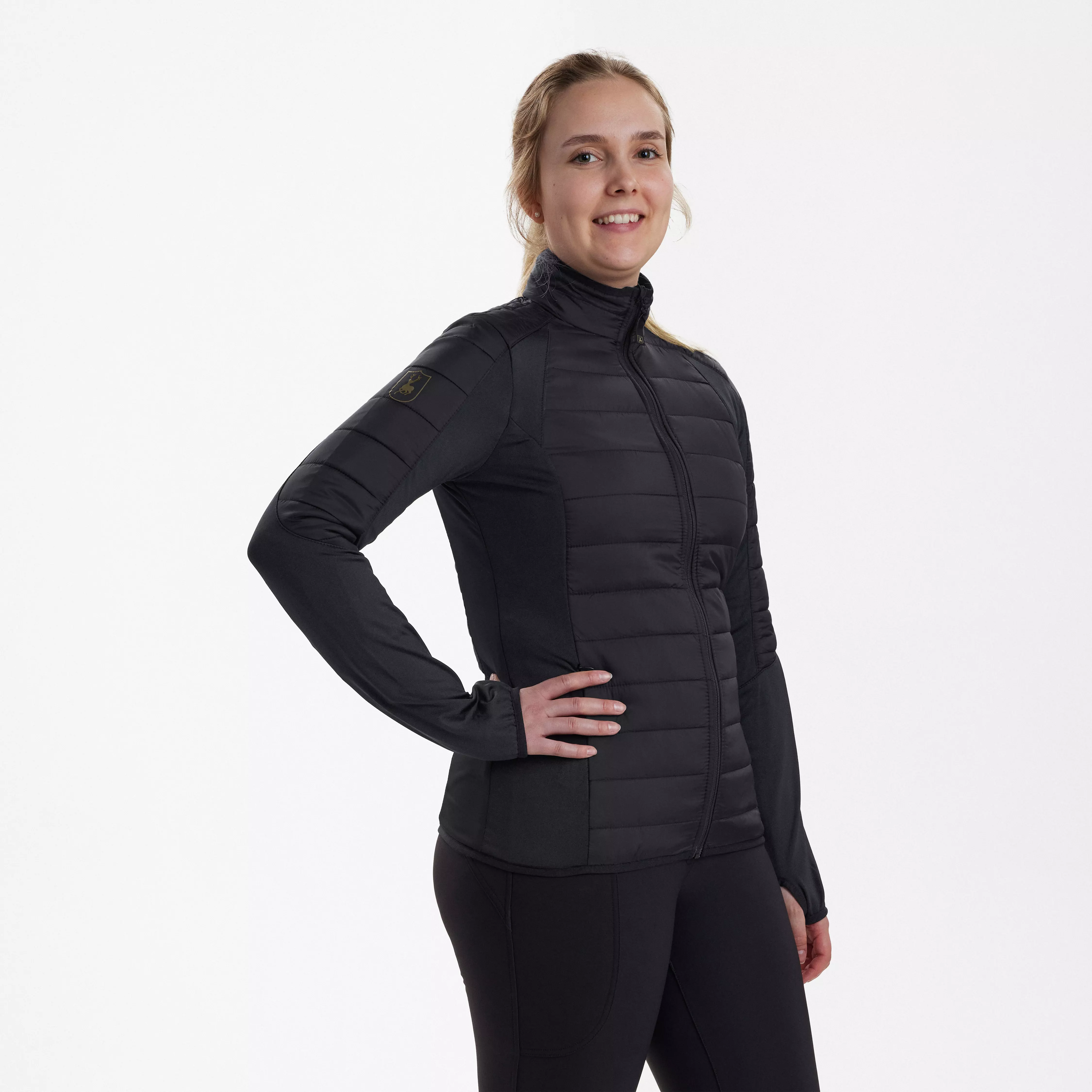 Lady Pine wattierte Innenjacke - Black