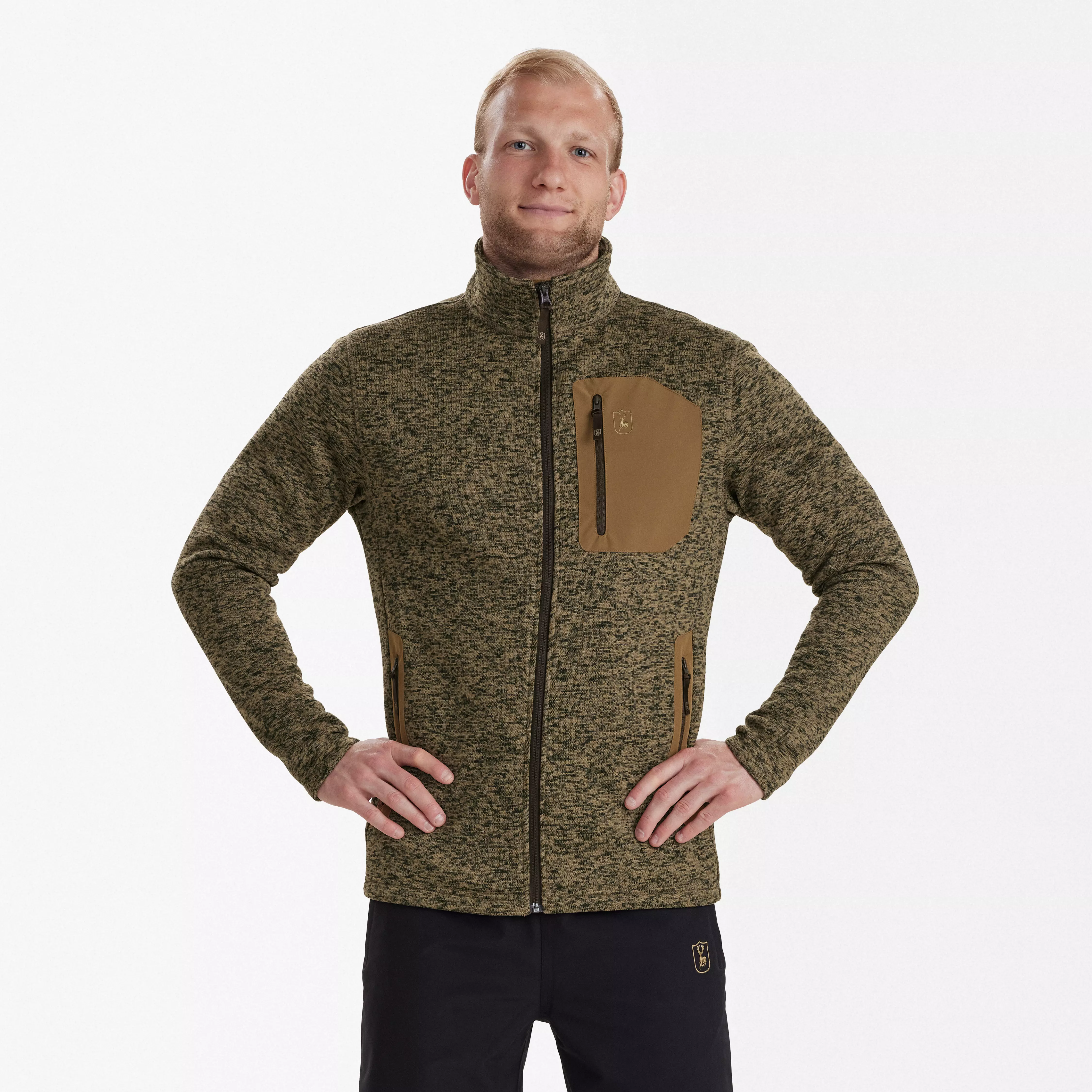 Sarek Strickjacke - Butternut melange