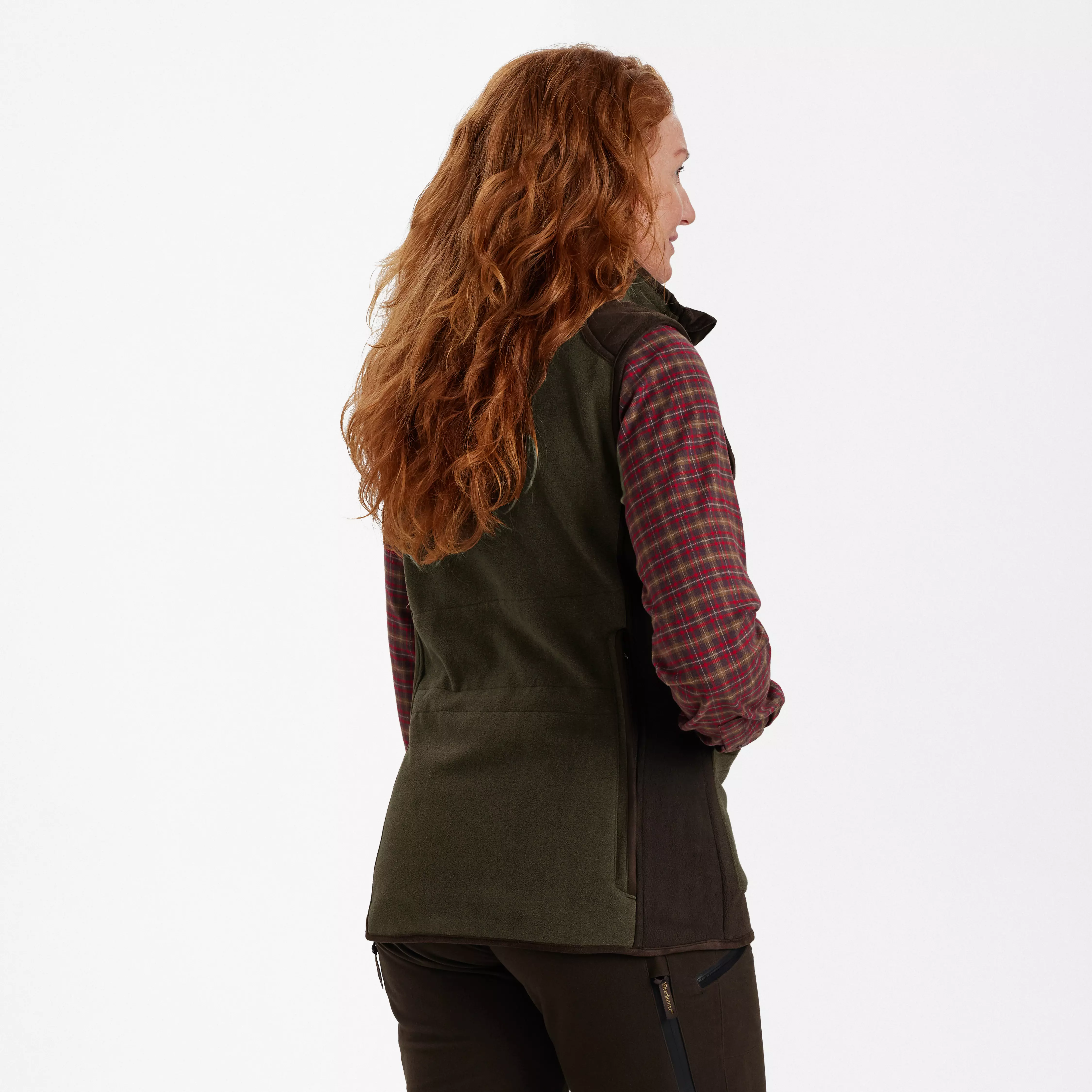 Lady Pam Shooting Weste - Graphite Green Melange